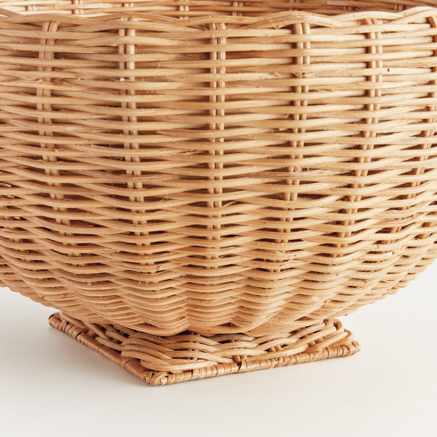 Charleston Rattan Footed Bowl