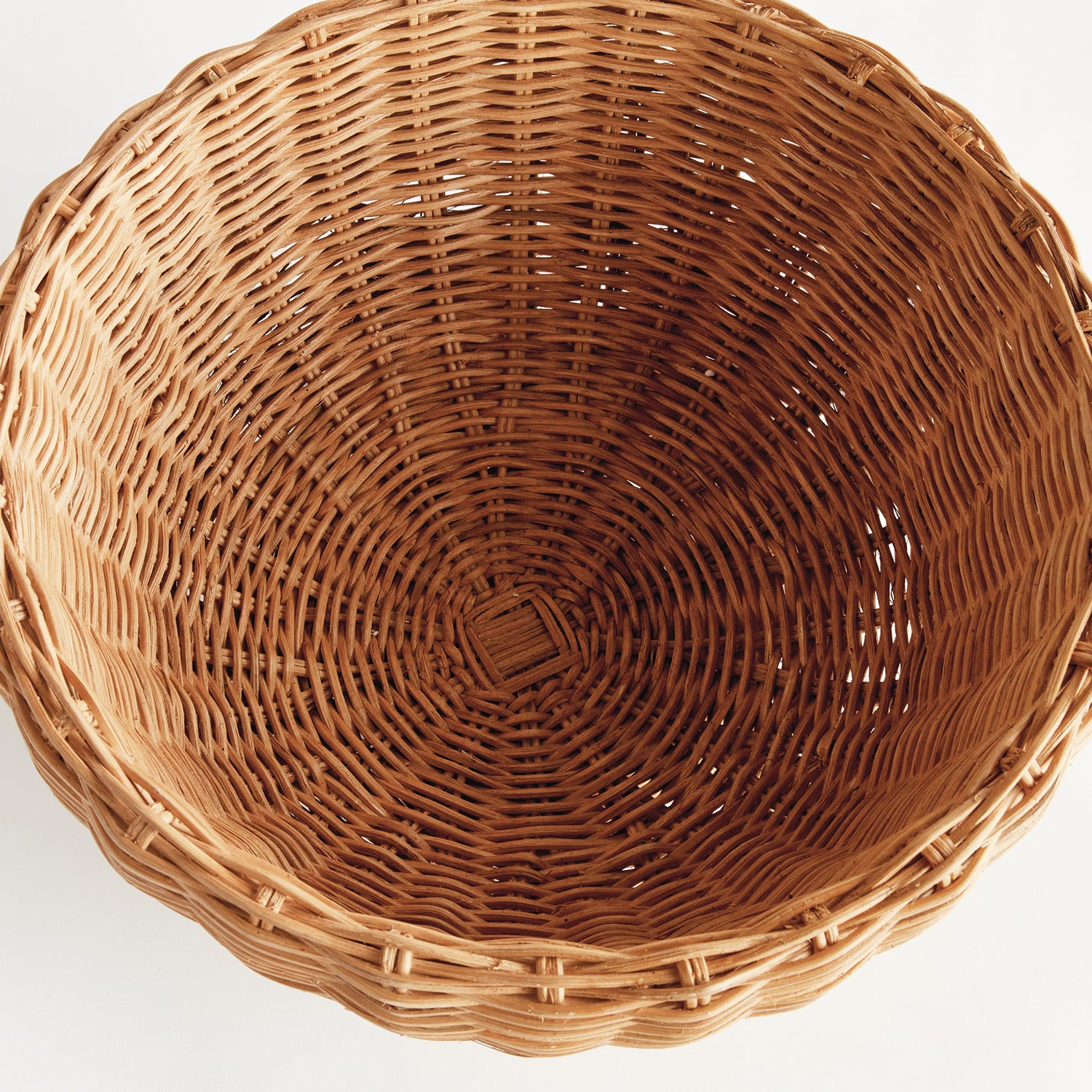 Charleston Rattan Footed Bowl