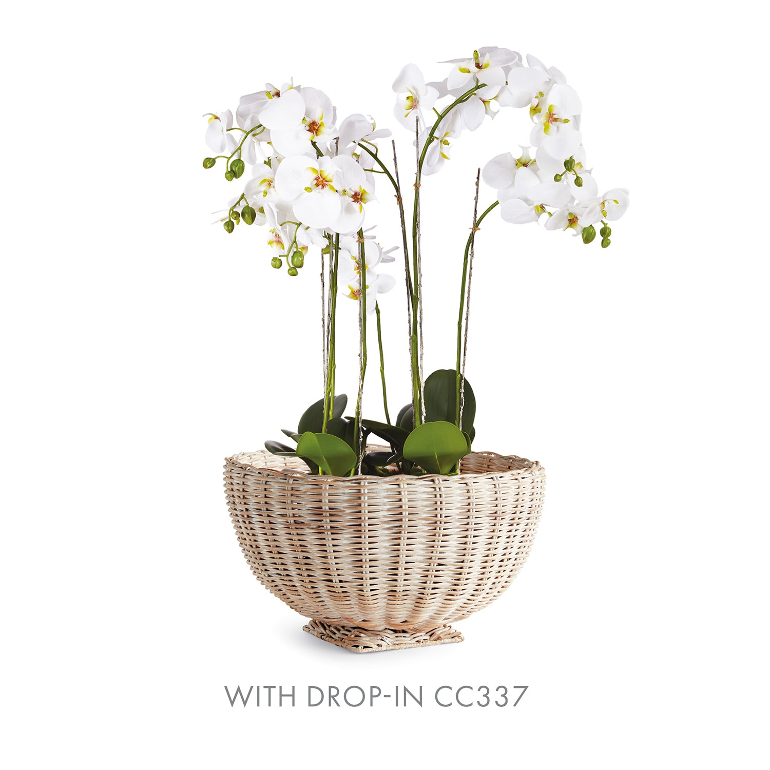 Charleston Rattan Small Footed Bowl