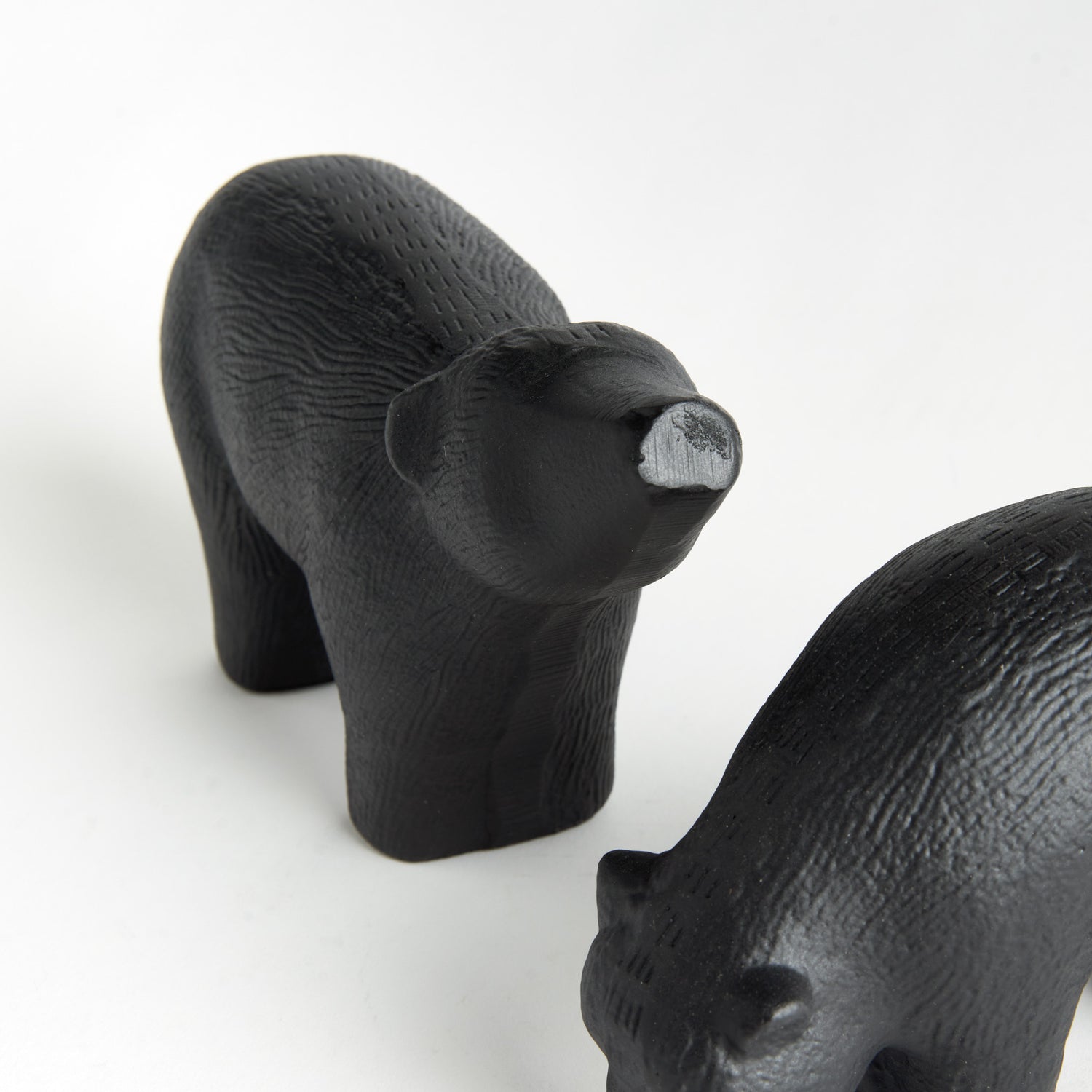 Koda Bear Black Sculpture Set of 2