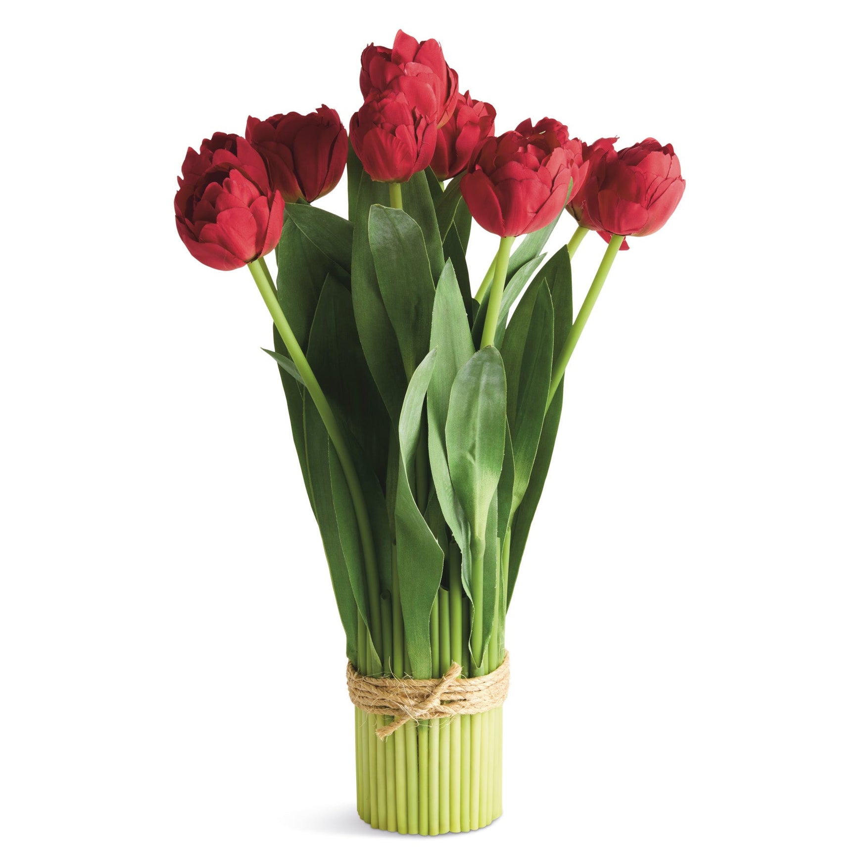 Peony Tulip Bundle 18in Drop-In Faux Plant