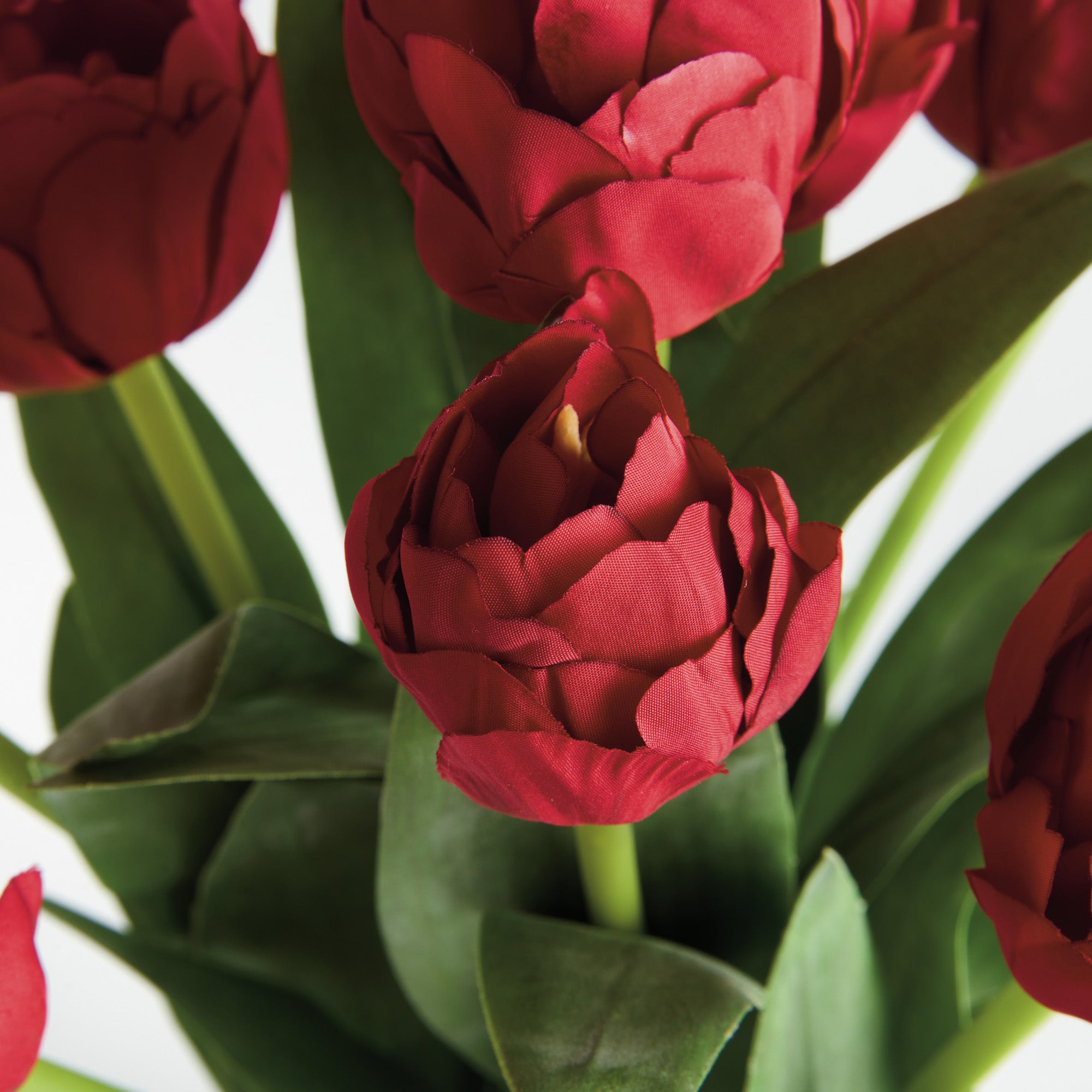 Peony Tulip Bundle 18in Drop-In Faux Plant
