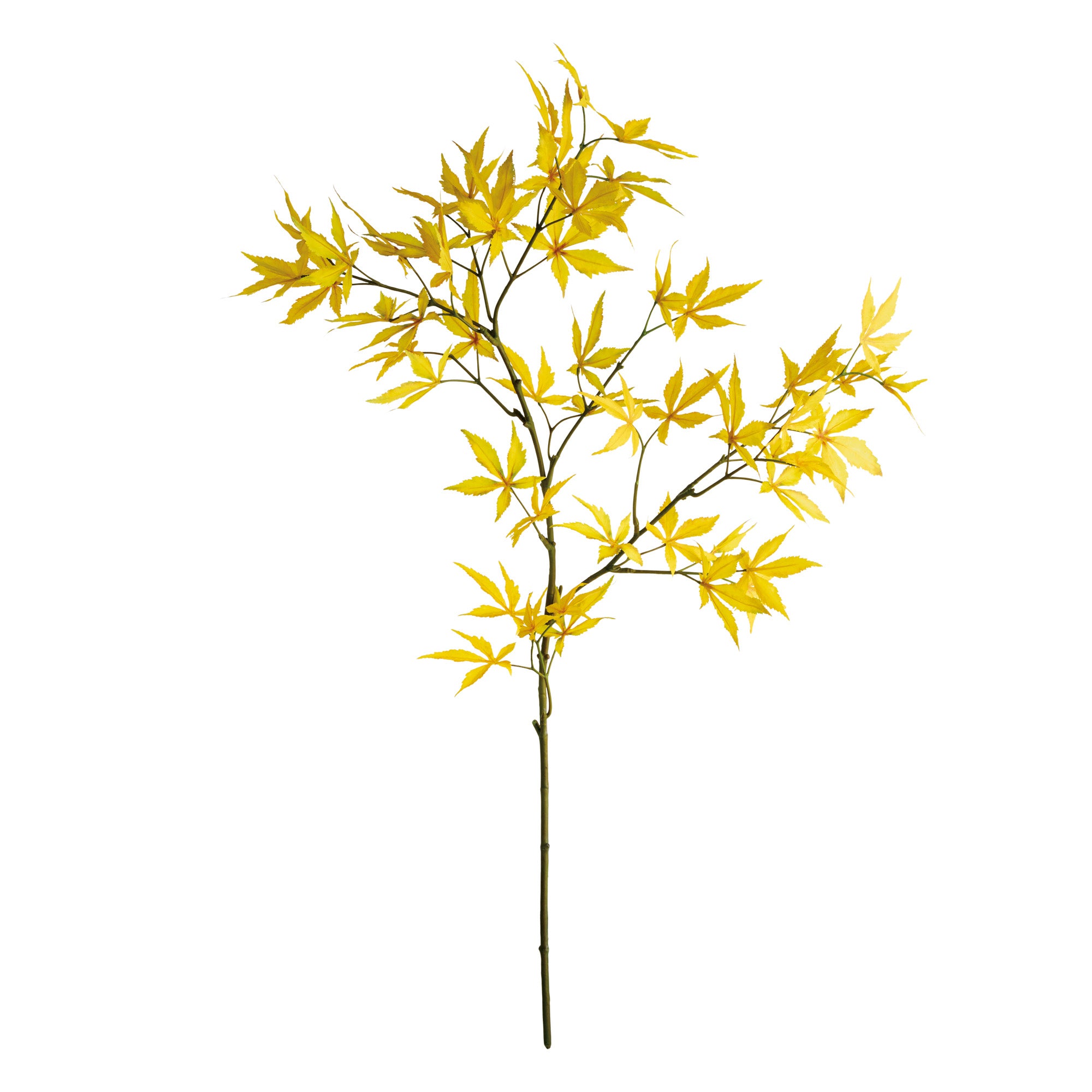 Maple Leaf Branches 41in Faux Plant Stem Set of 2 2