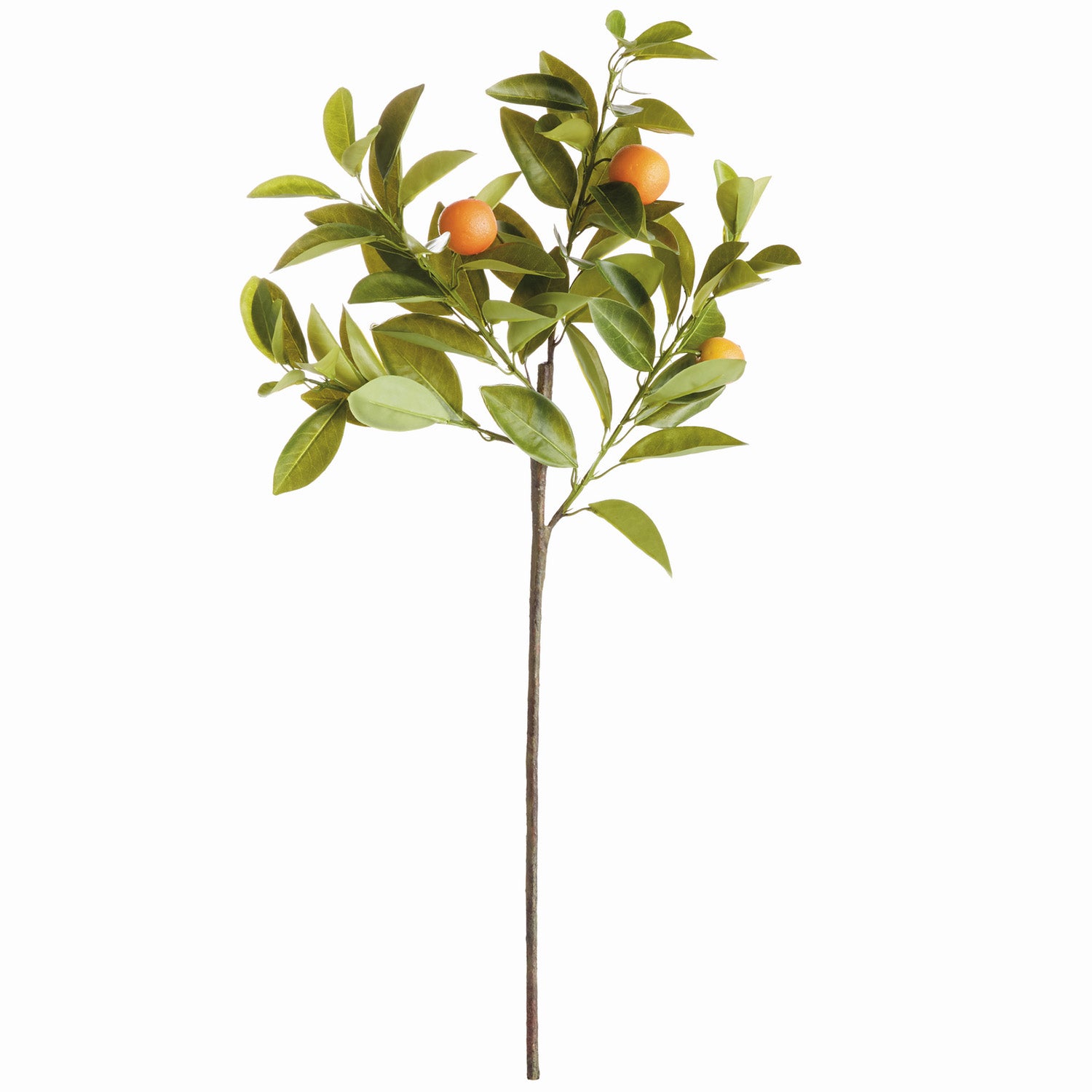 Orange 31in Faux Stem Set of 4