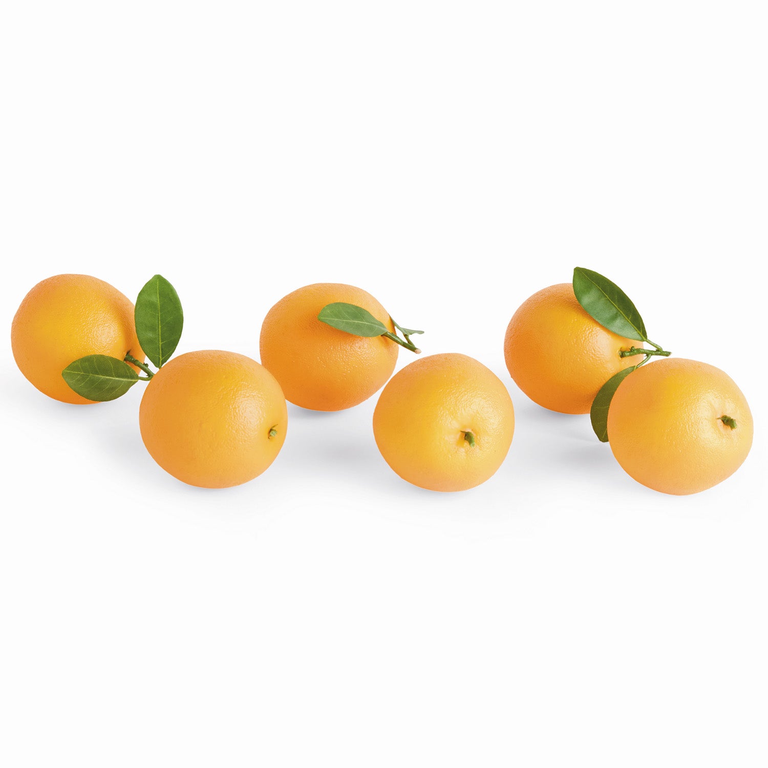 Faux Oranges Assorted Set of 6
