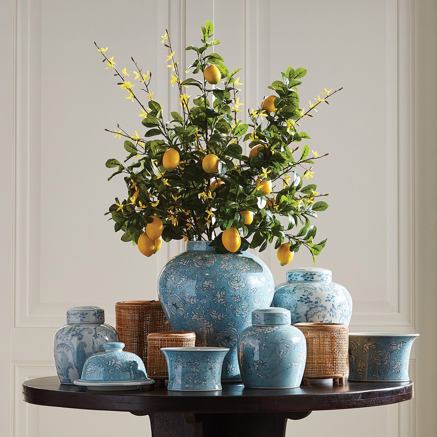 Faux Lemon 31in Faux Stem Set of 4