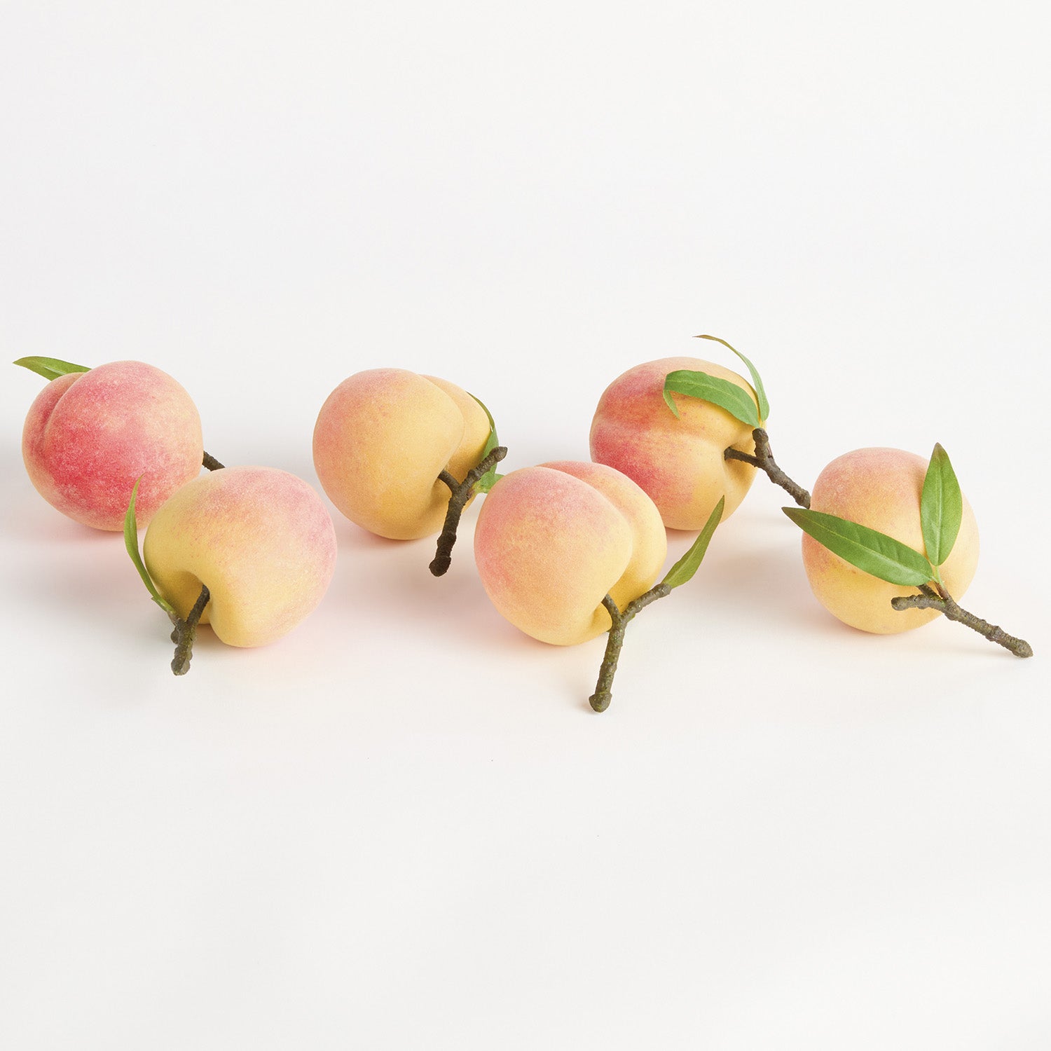 Faux Peaches Set of 6