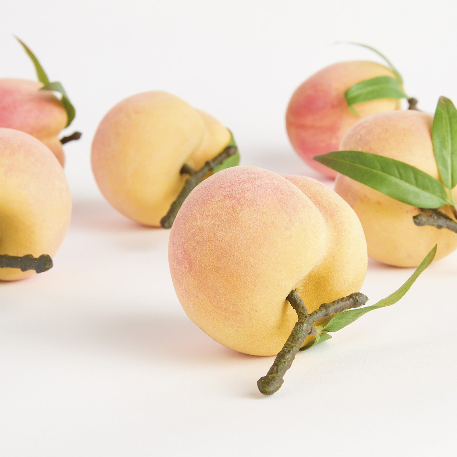 Faux Peaches Set of 6