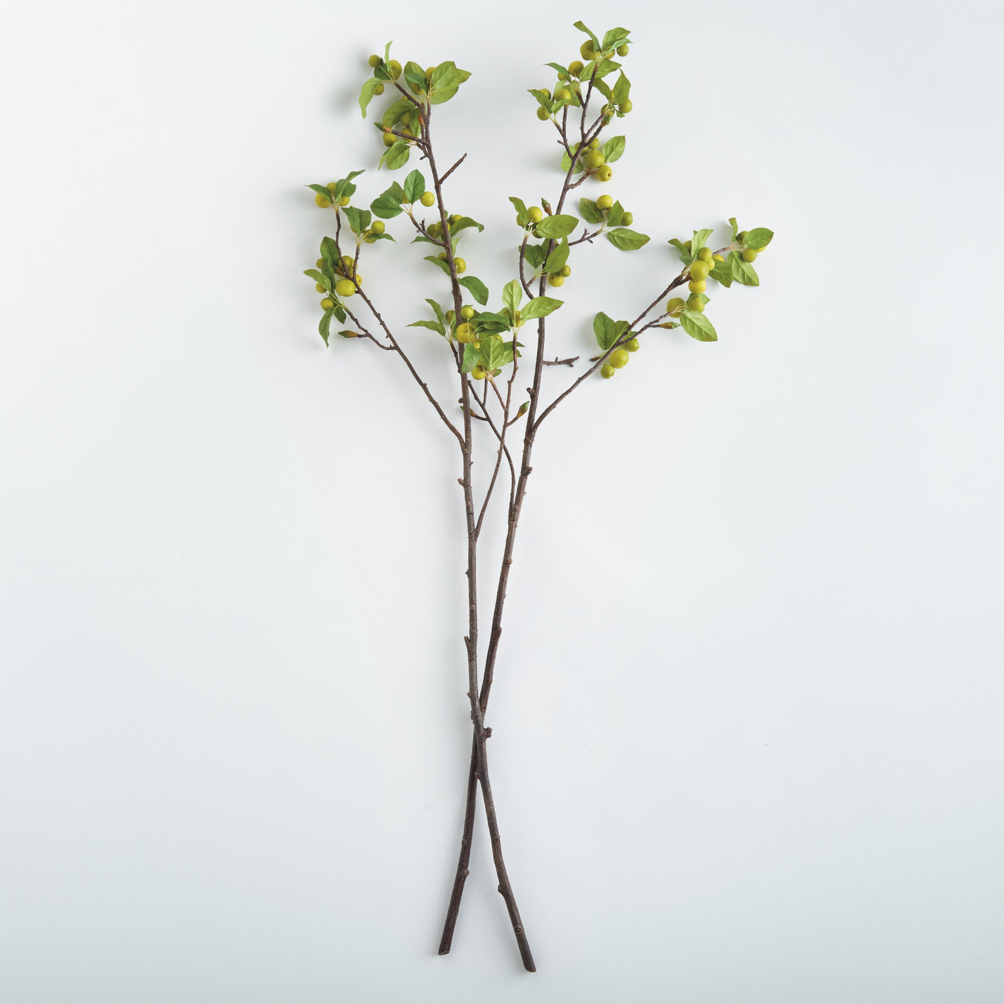 Crabapple Branches 45in Faux Plant Stem Set of 2