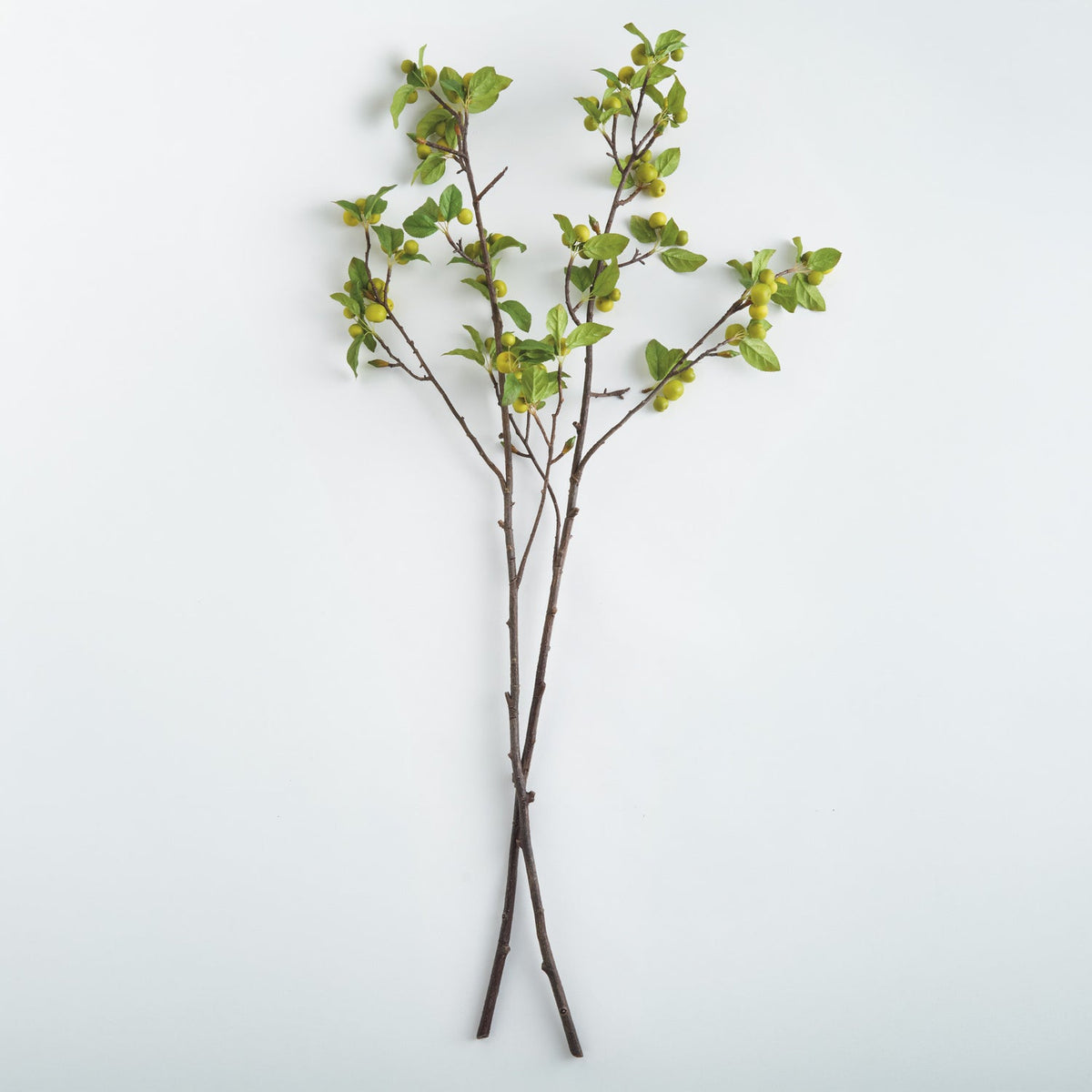 Crabapple Branches 45in Faux Plant Stem Set of 2