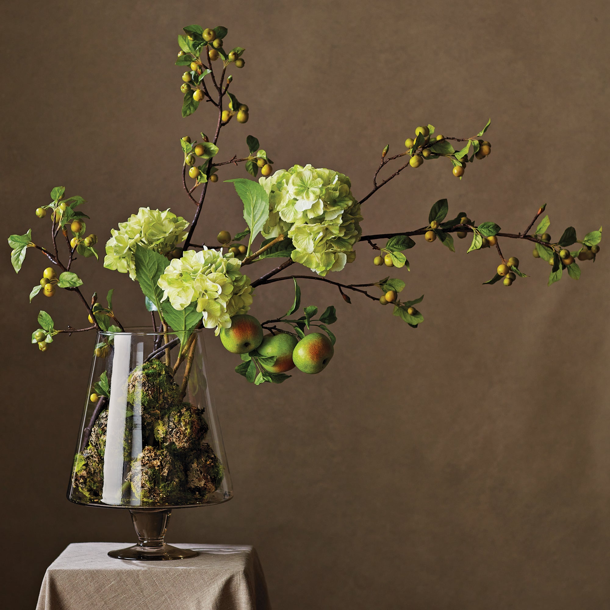 Crabapple Branches 45in Faux Plant Stem Set of 2