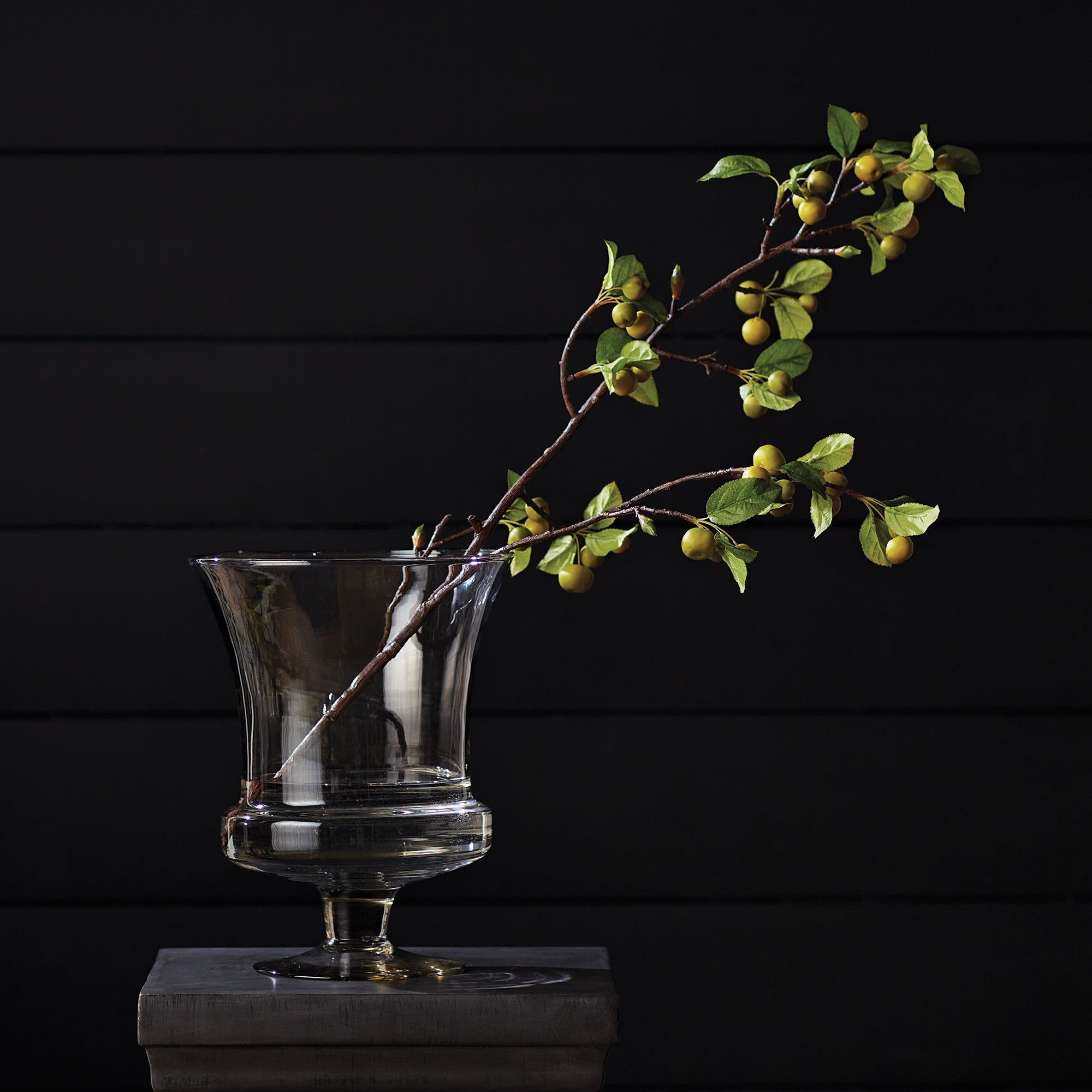 Crabapple Branches 45in Faux Plant Stem Set of 2