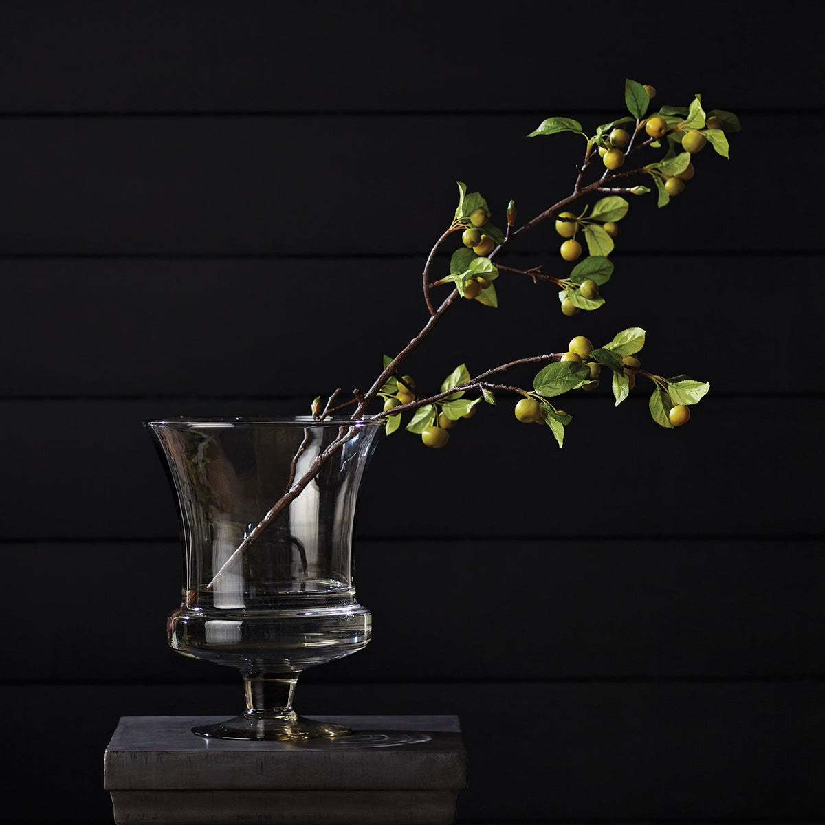 Crabapple Branches 45in Faux Plant Stem Set of 2