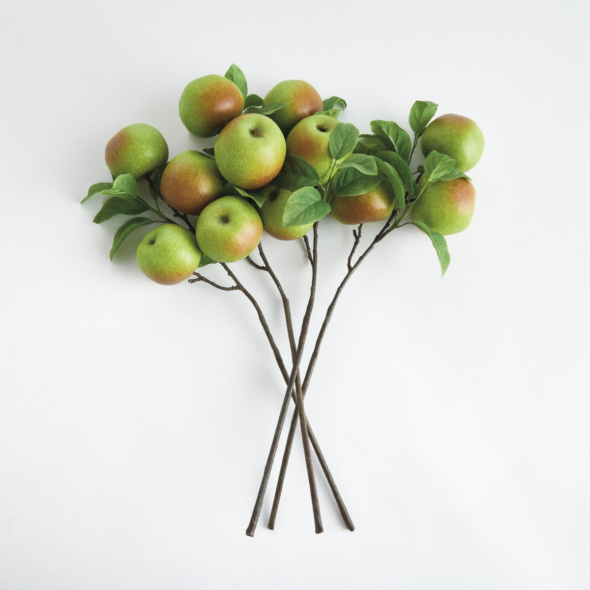Apple Branches 20in Faux Plant Stem Set of 4