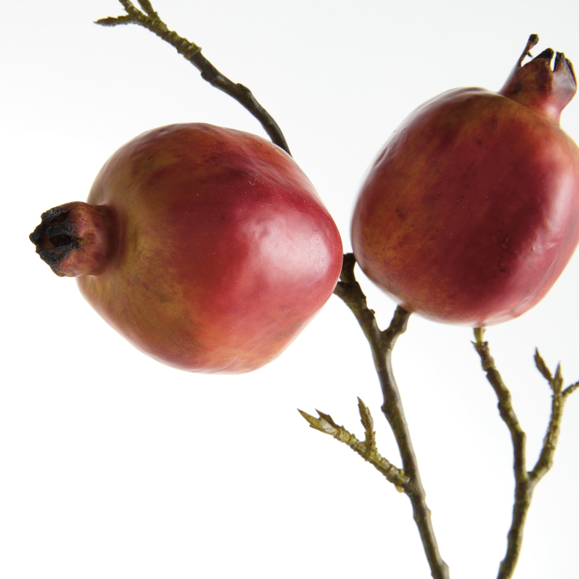 Pomegranate Branches 36in Faux Plant Stem Set of 4