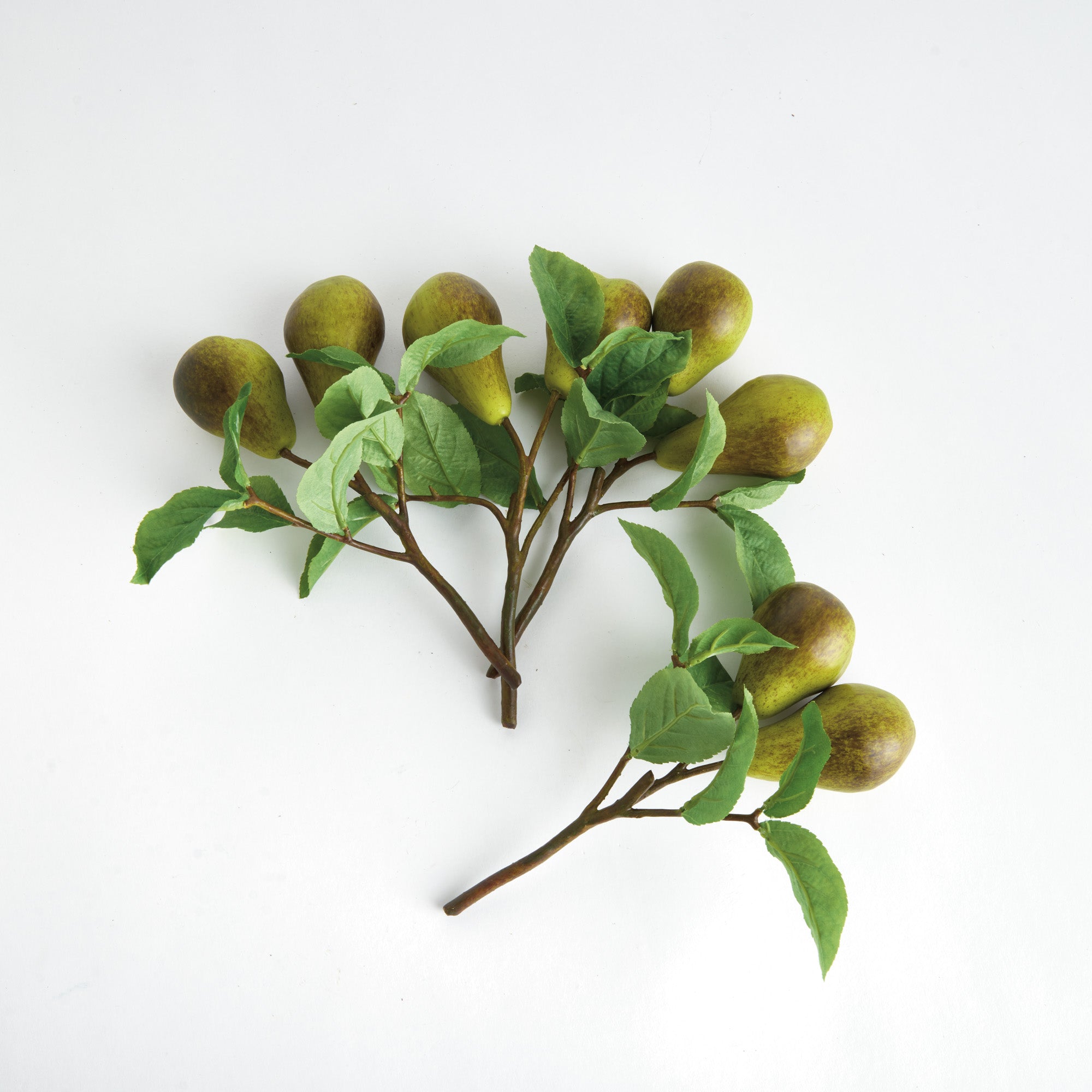 Pear Picks 9.5in Faux Plant Stem Set of 4