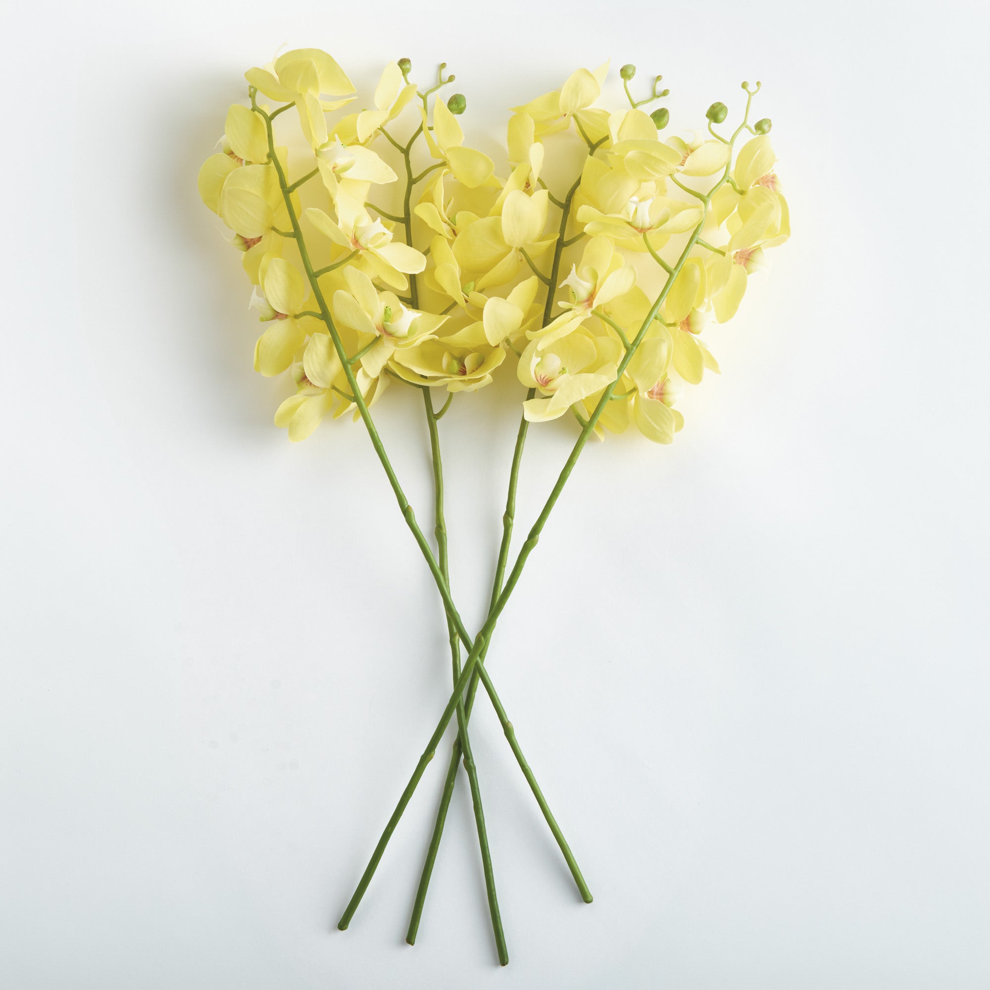 Phalaenopsis Orchid 28in Faux Plant Stem Set of 4 3