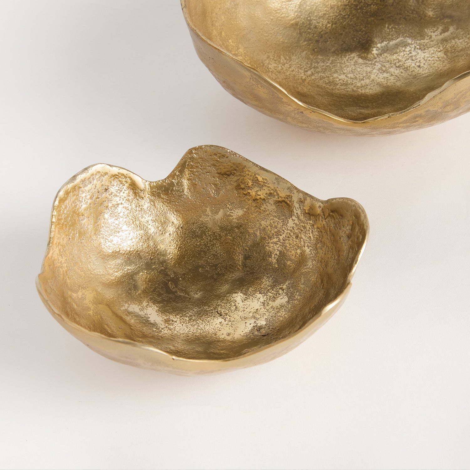 Roland Gold Organic Decorative Bowl Set of 2