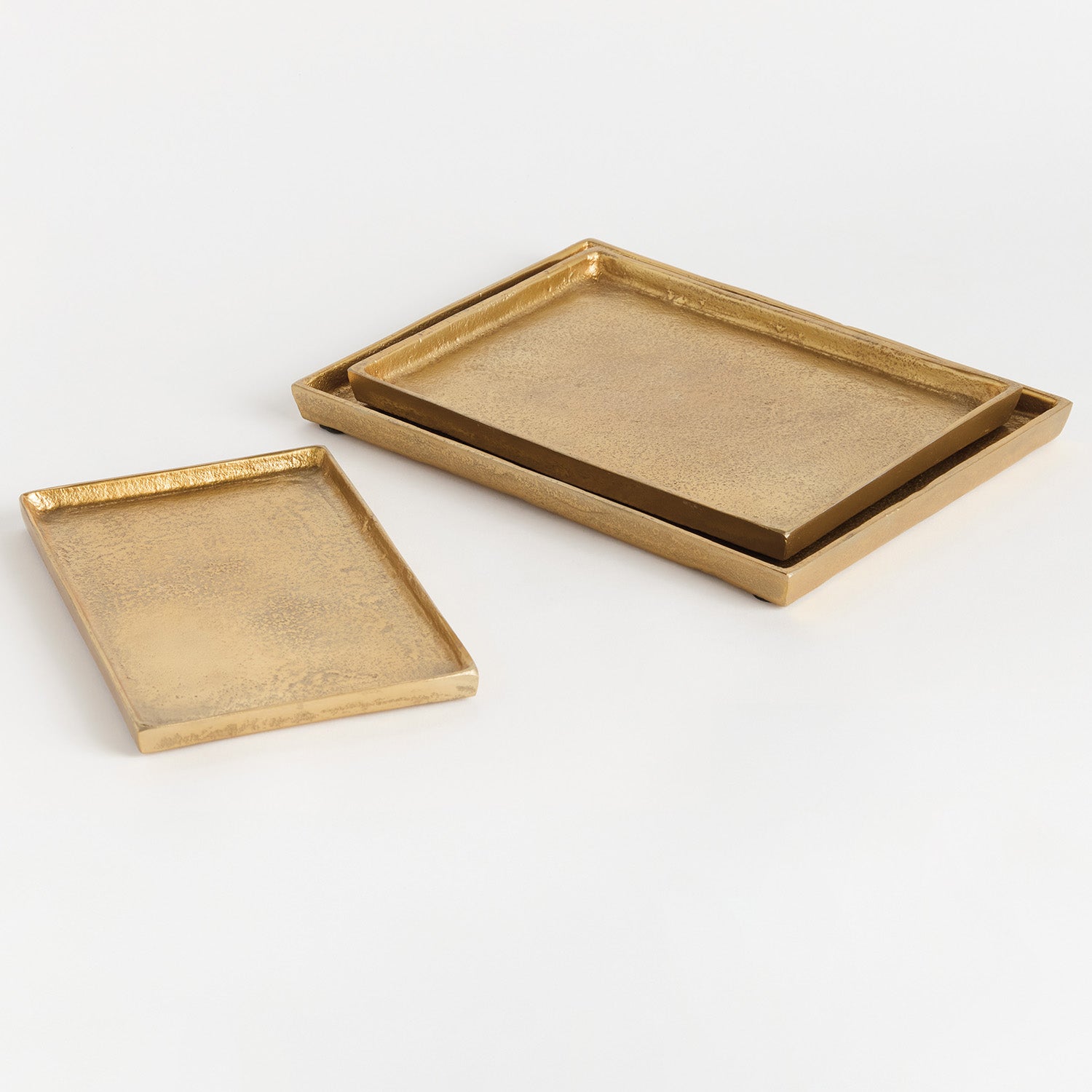 Brett Rectangular Decorative Tray Set of 3