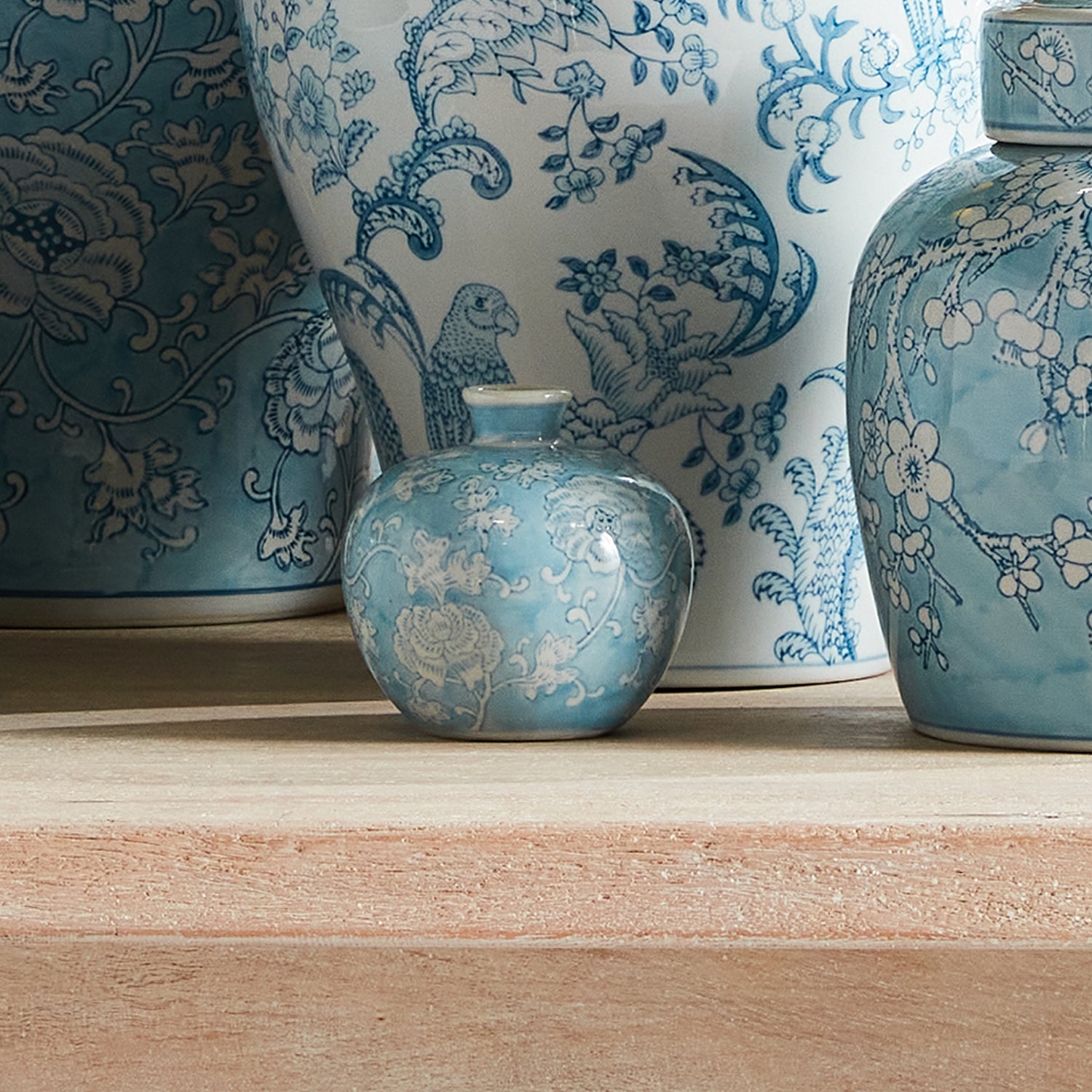 Monarch Lotus Bud Vase Set of 3