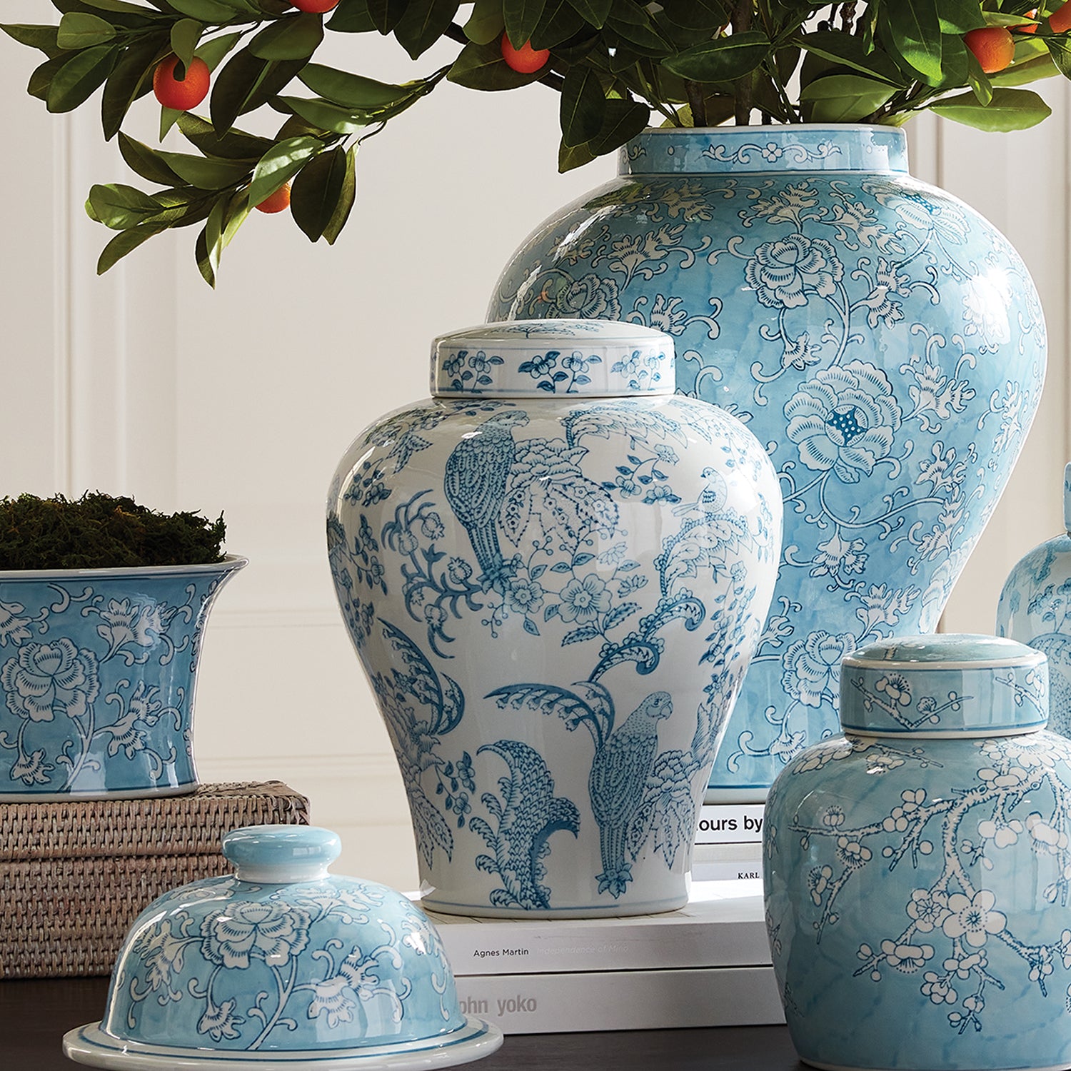 Monarch Parrot Ginger Jar