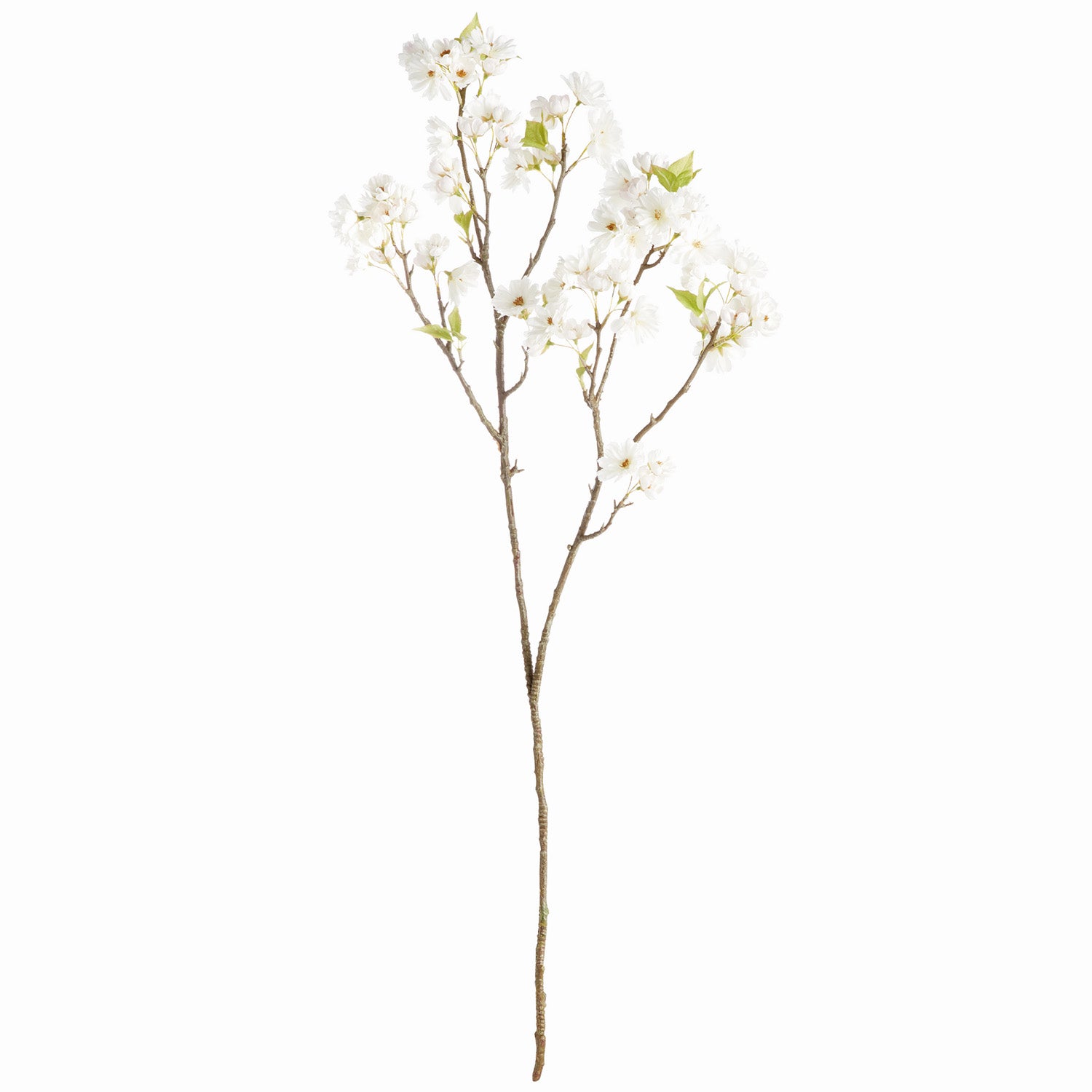 Double Cherry Blossom Branches 46in Faux Stem Set of 2