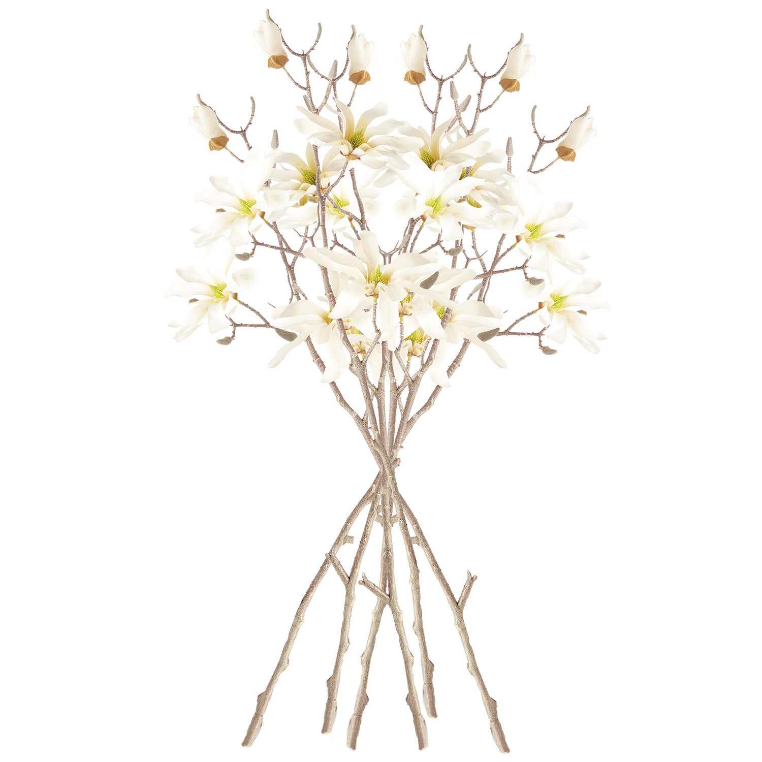 Star Magnolia 32in Faux Branches Set of 6