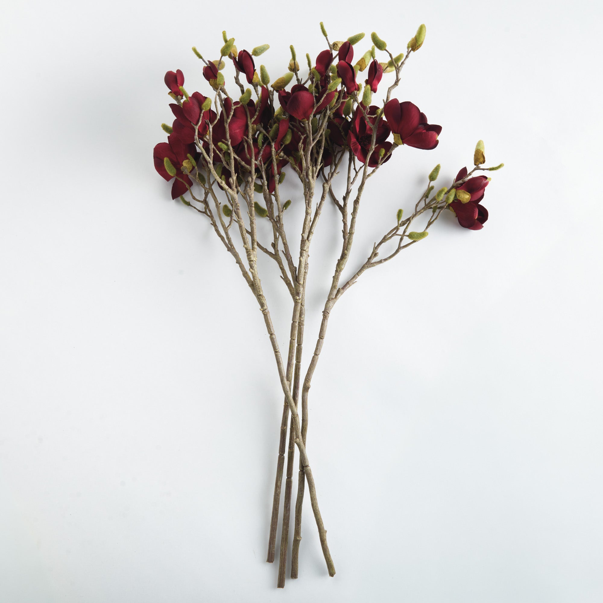 Magnolia Branches 34in Faux Plant Stem Set of 4