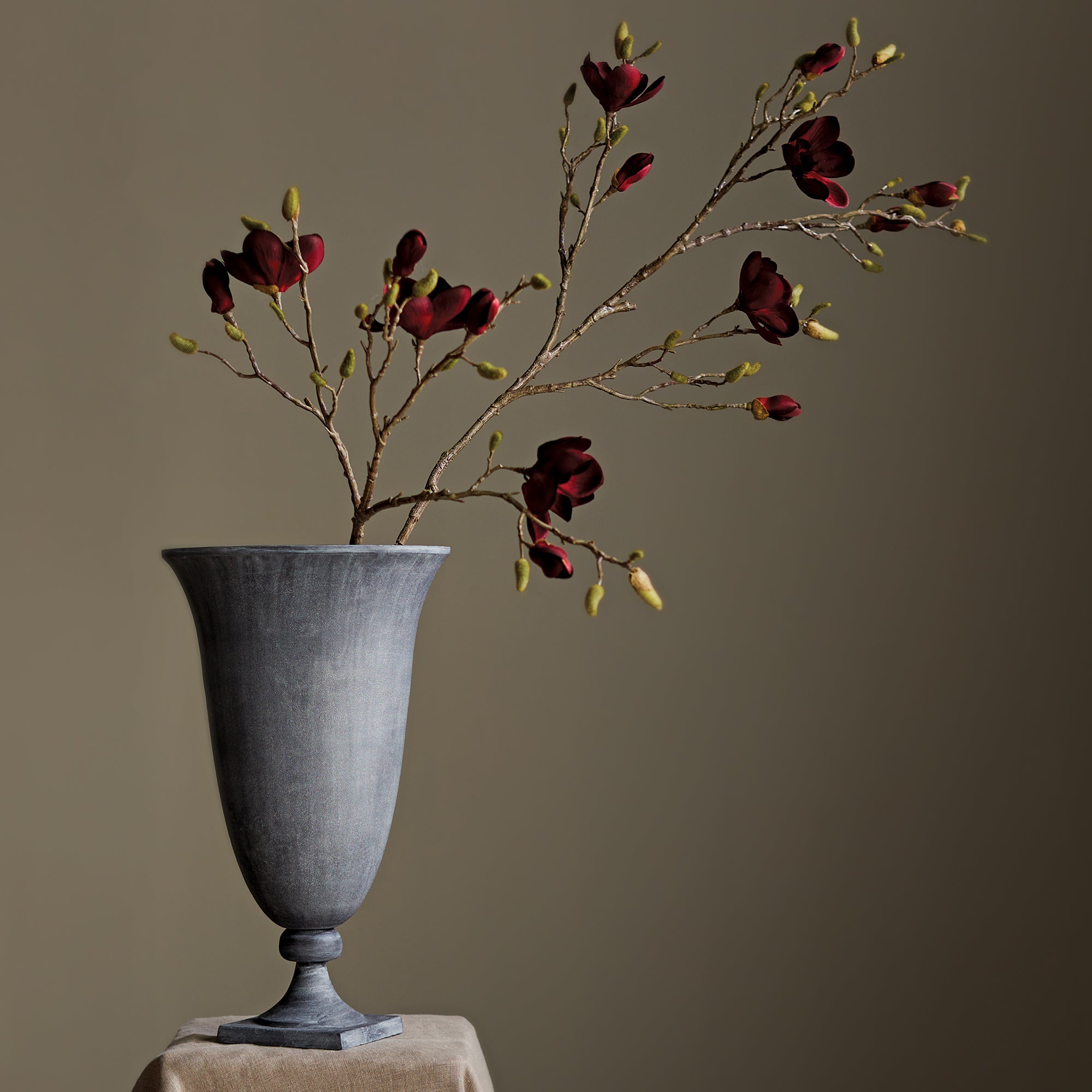 Magnolia Branches 50in Faux Plant Stem Set of 2
