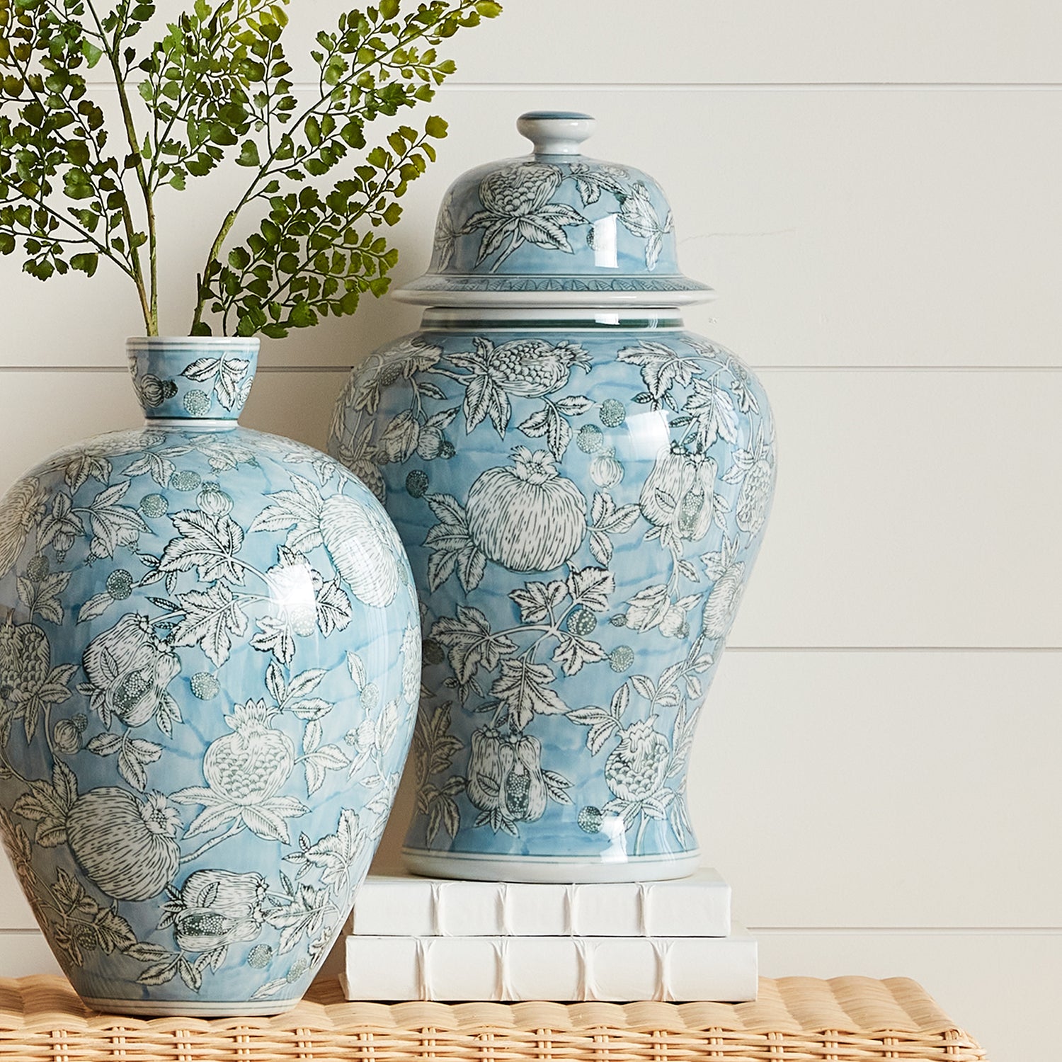 Pomegranate Sketch Ginger Jar