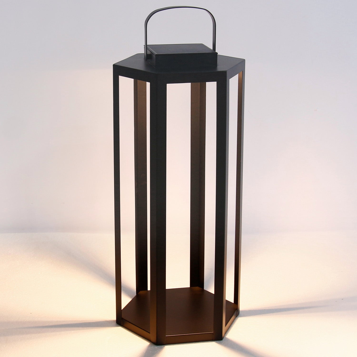 Joyce Black Solar Outdoor Lantern