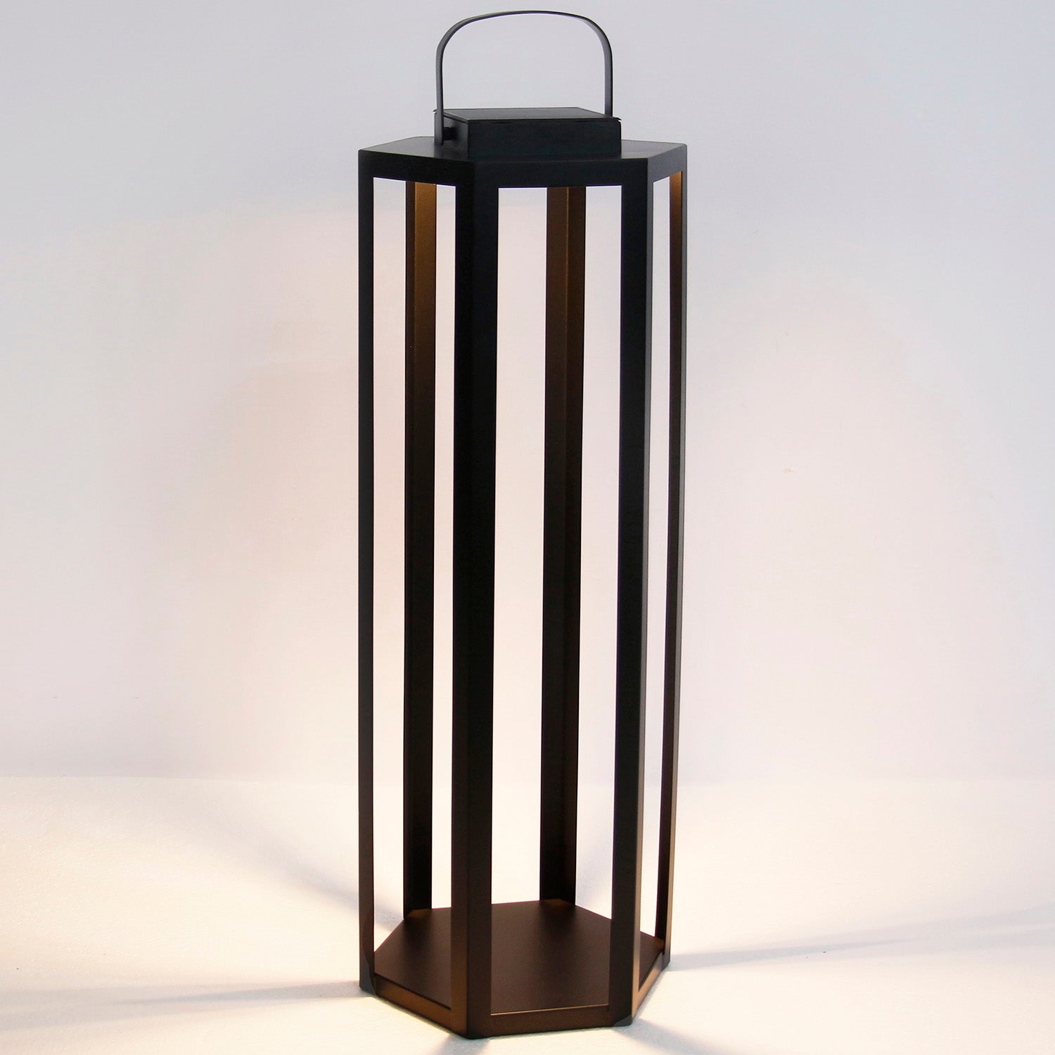 Joyce Black Solar Outdoor Lantern