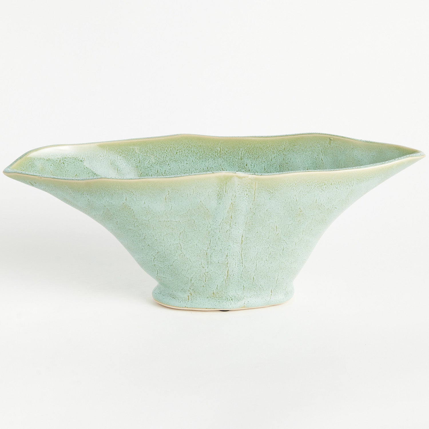 Madara Green Oval Vase