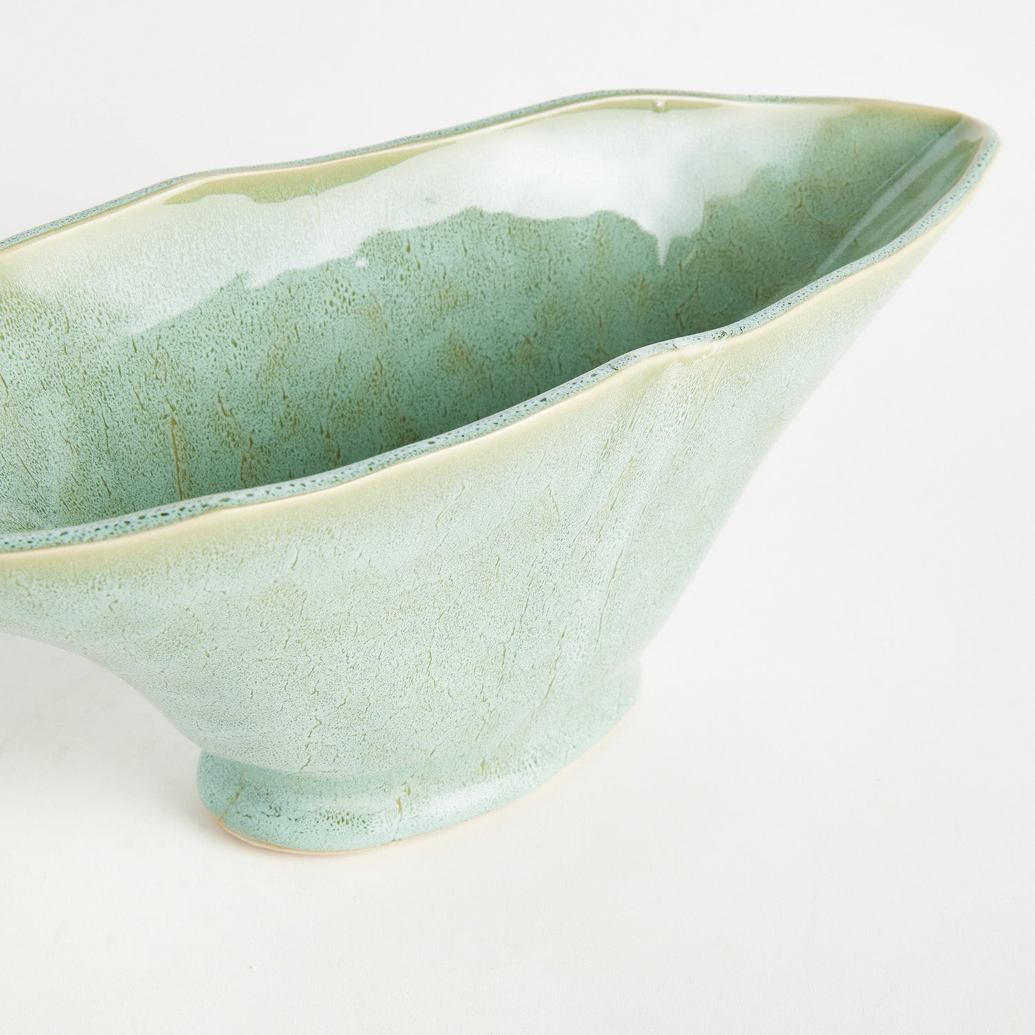 Madara Green Oval Vase