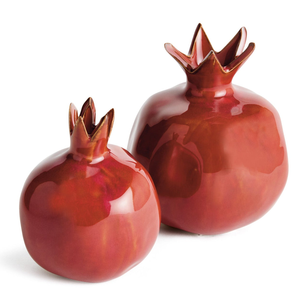 Pomegranate Bud Vase Set of 2
