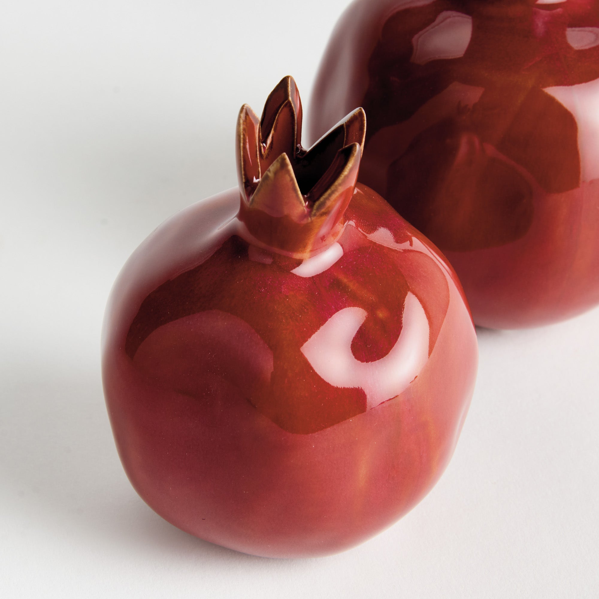 Pomegranate Bud Vase Set of 2