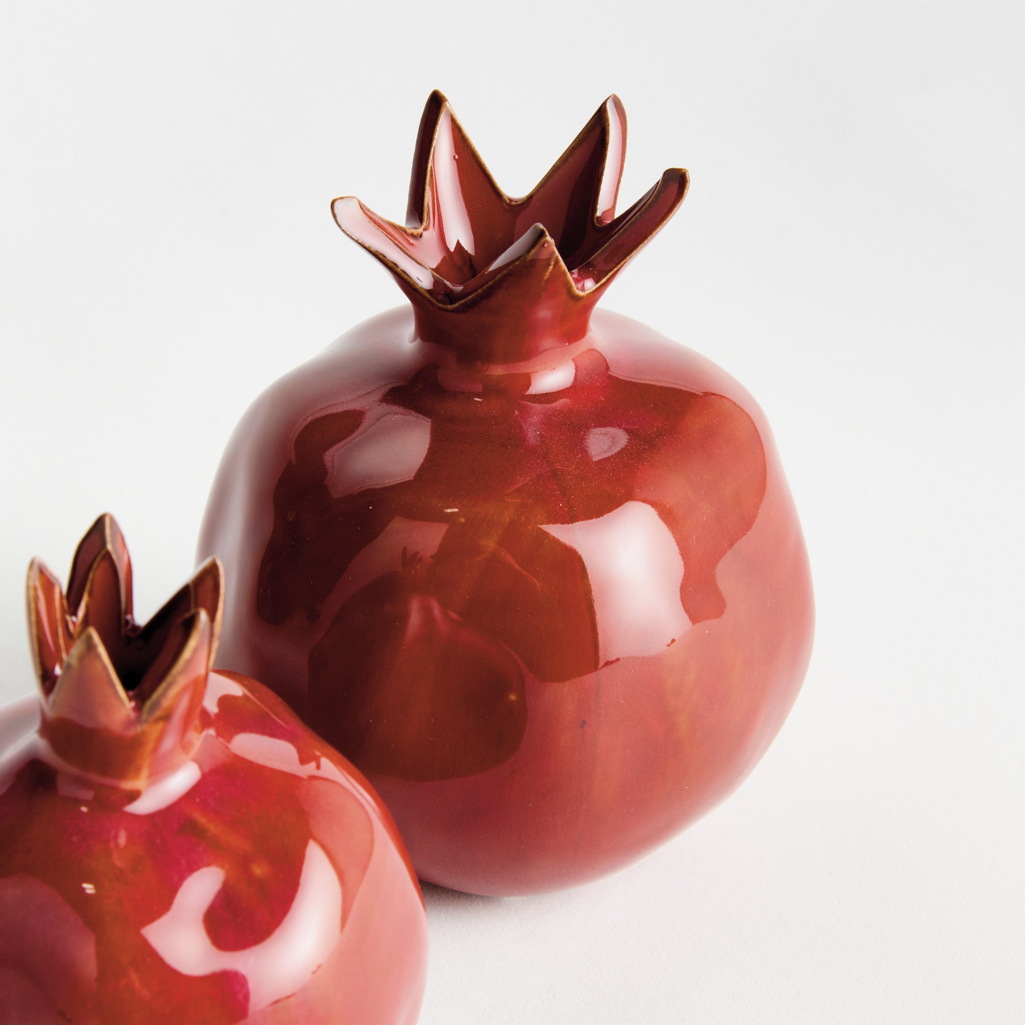 Pomegranate Bud Vase Set of 2