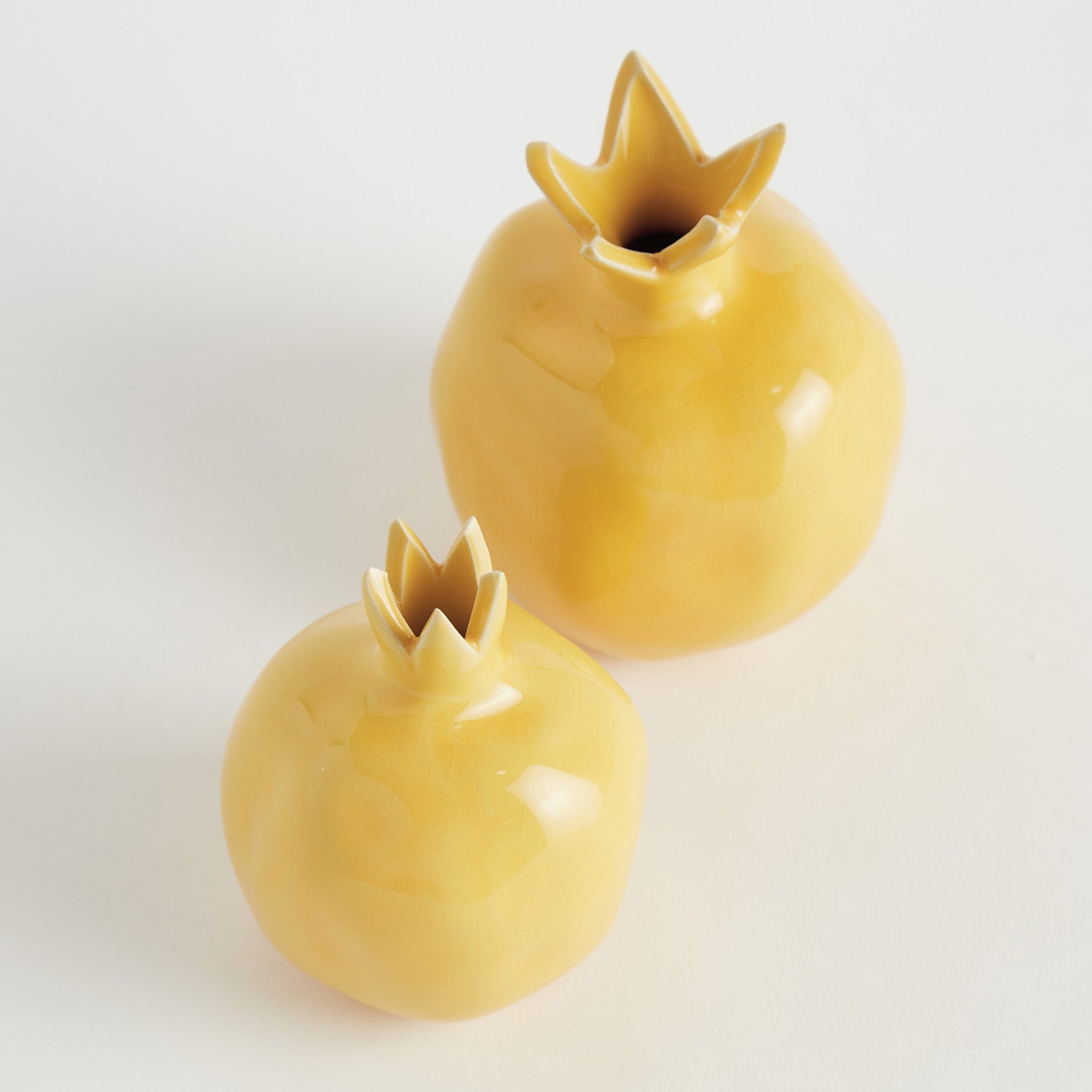 Pomegranate Bud Vase Set of 2