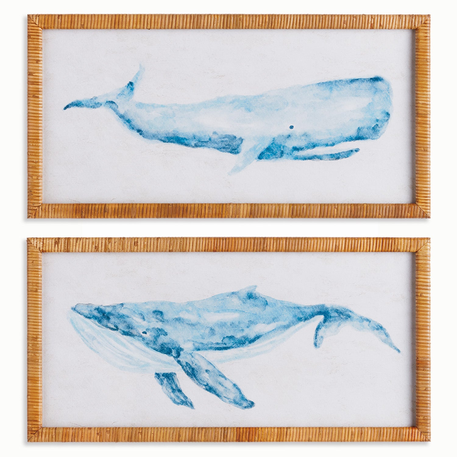 Whale Of A Pair Framed Print Set of 2