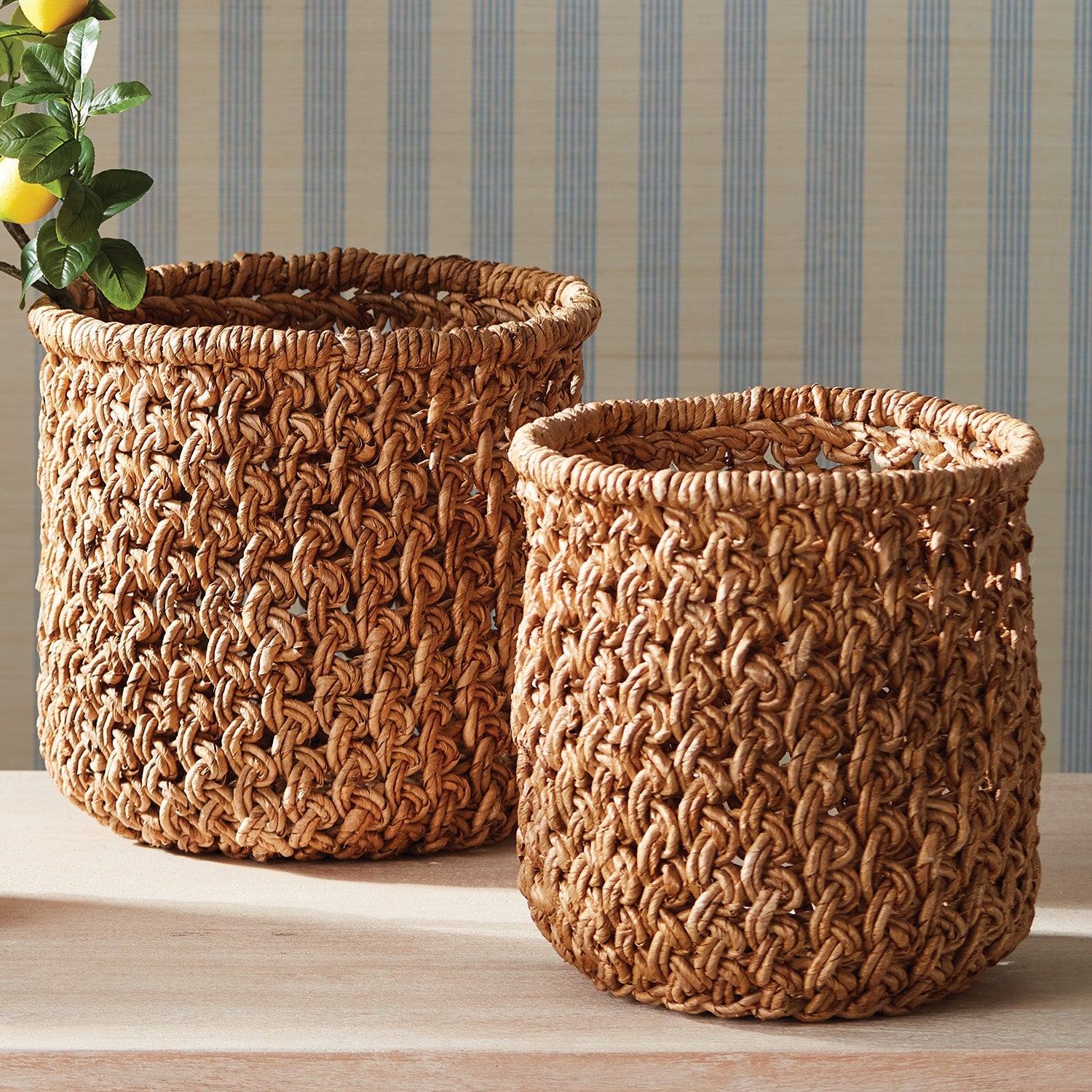 Bridget Banana Leaf Basket Set of 2