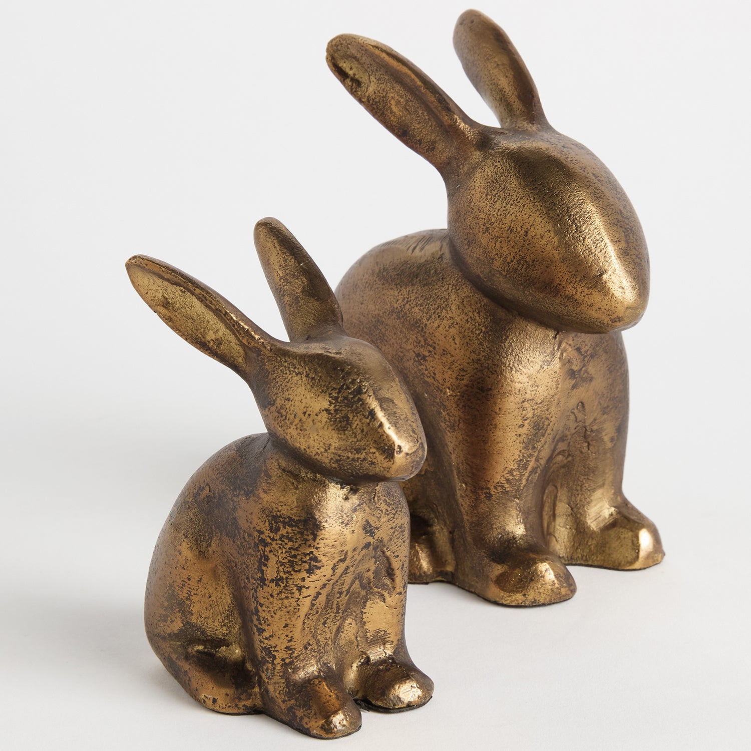 Sitting Rabbit Sculpture Set of 2