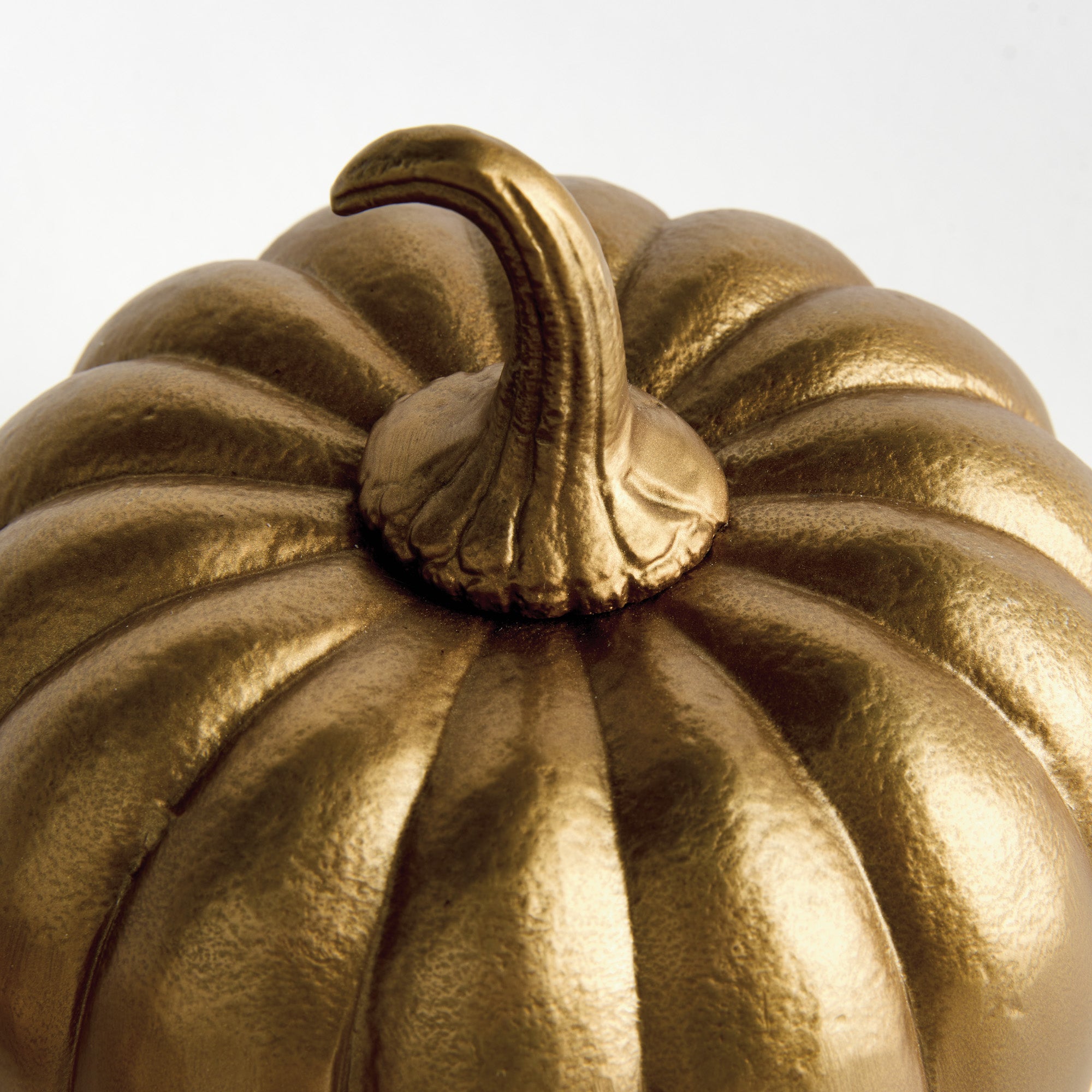 Sculpted Gold Pumpkin Set of 3