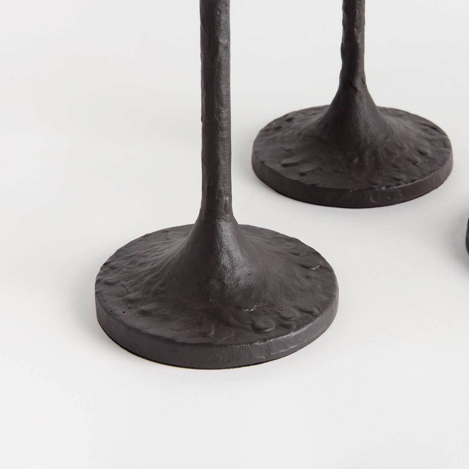 Burke Black Taper Candle Holder Set of 3
