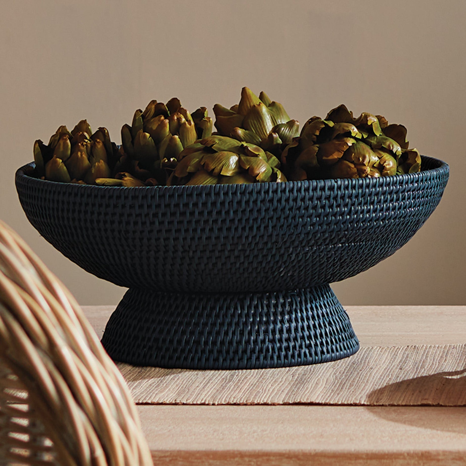 Burma Rattan Offering Bowl