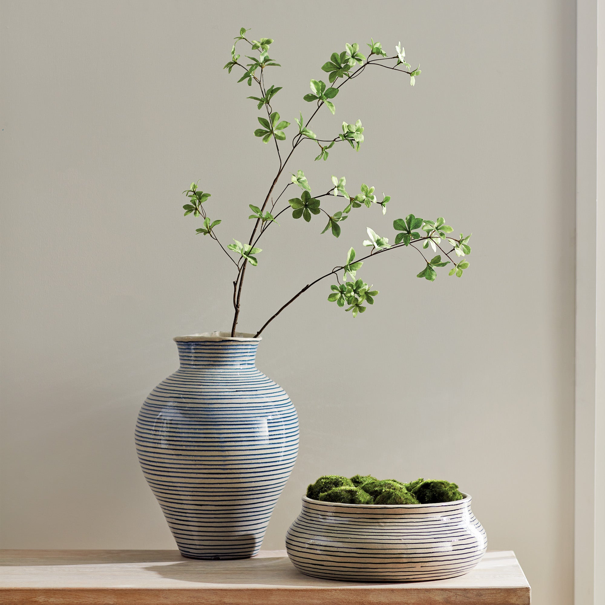 Moss 4in Orb Set of 6