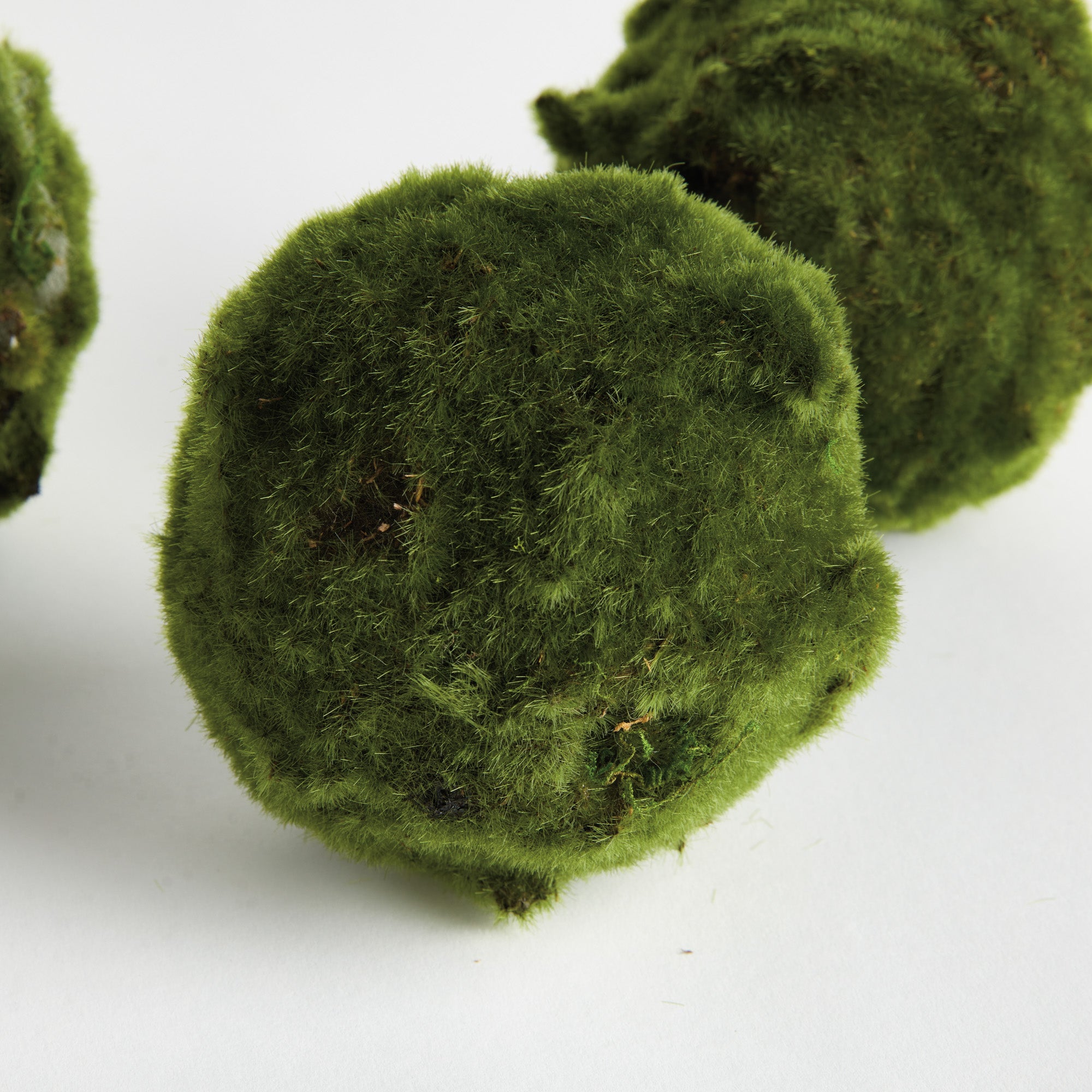 Moss 5in Orb Set of 3