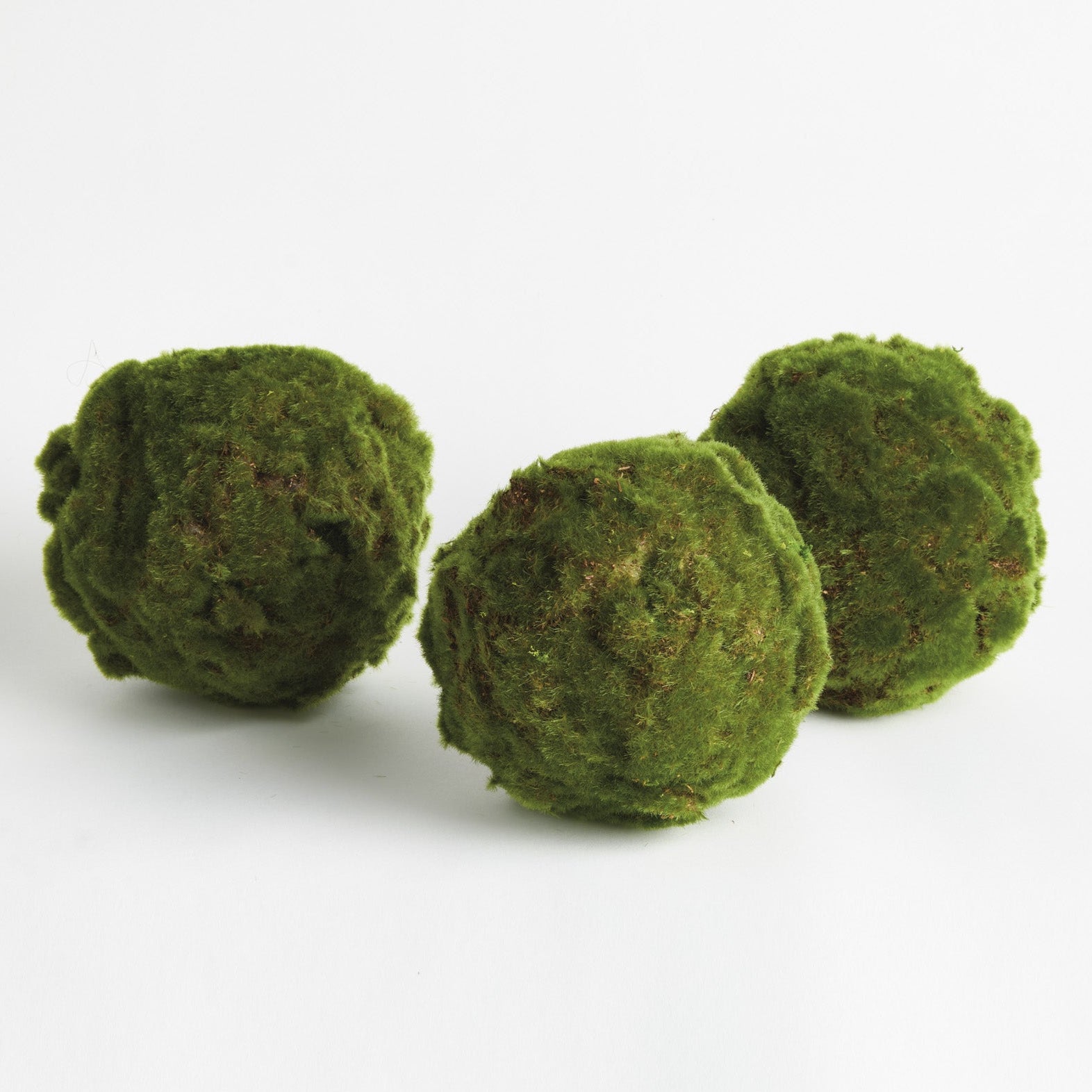 Moss 7in Orb Set of 3