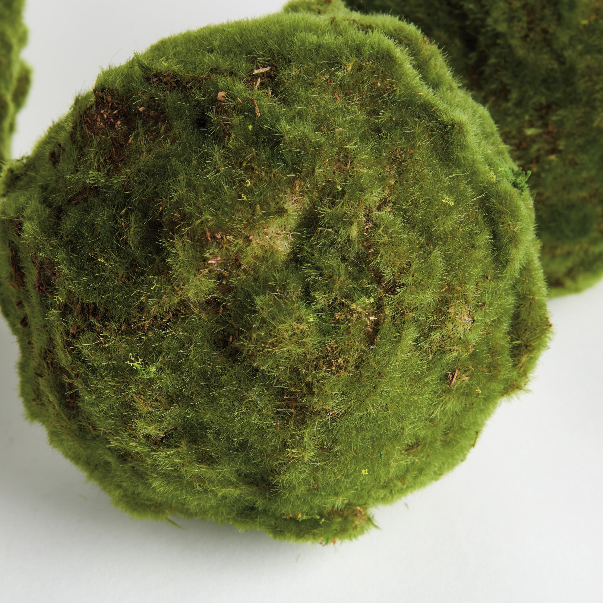 Moss 7in Orb Set of 3