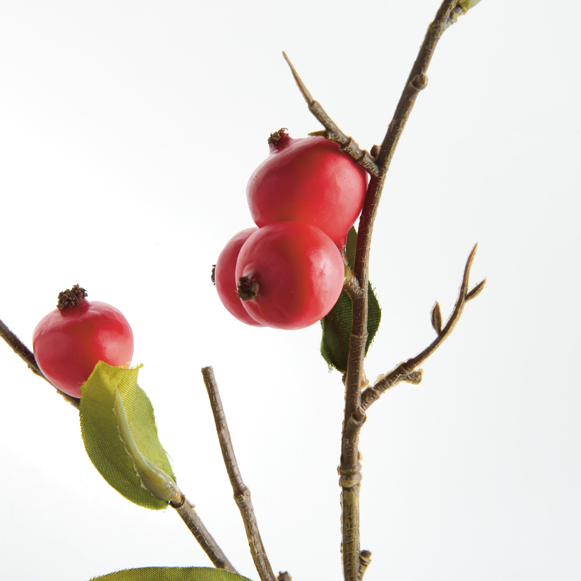 Crabapple Faux Plant Stem Set of 6