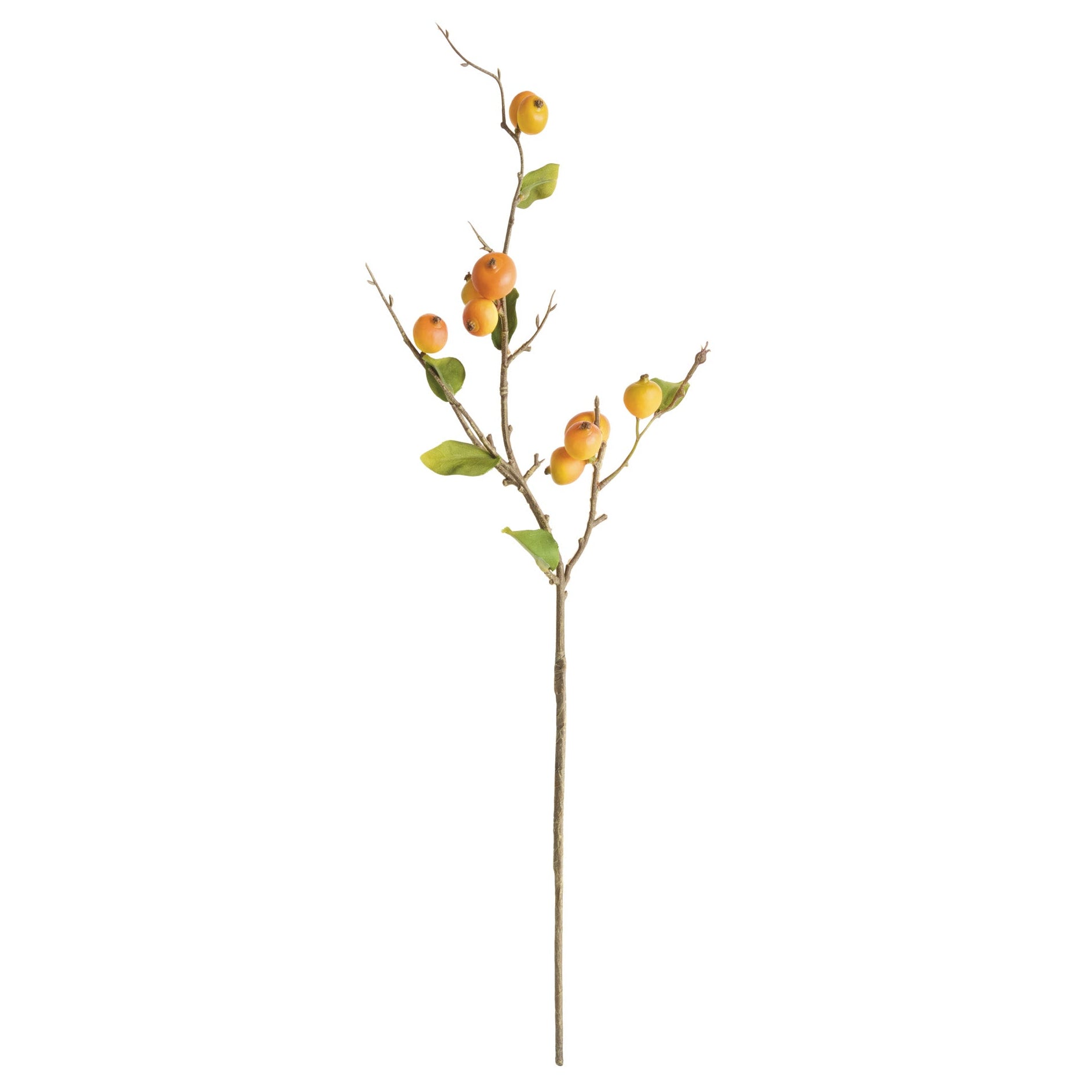 Crabapple Faux Plant Stem Set of 6 2